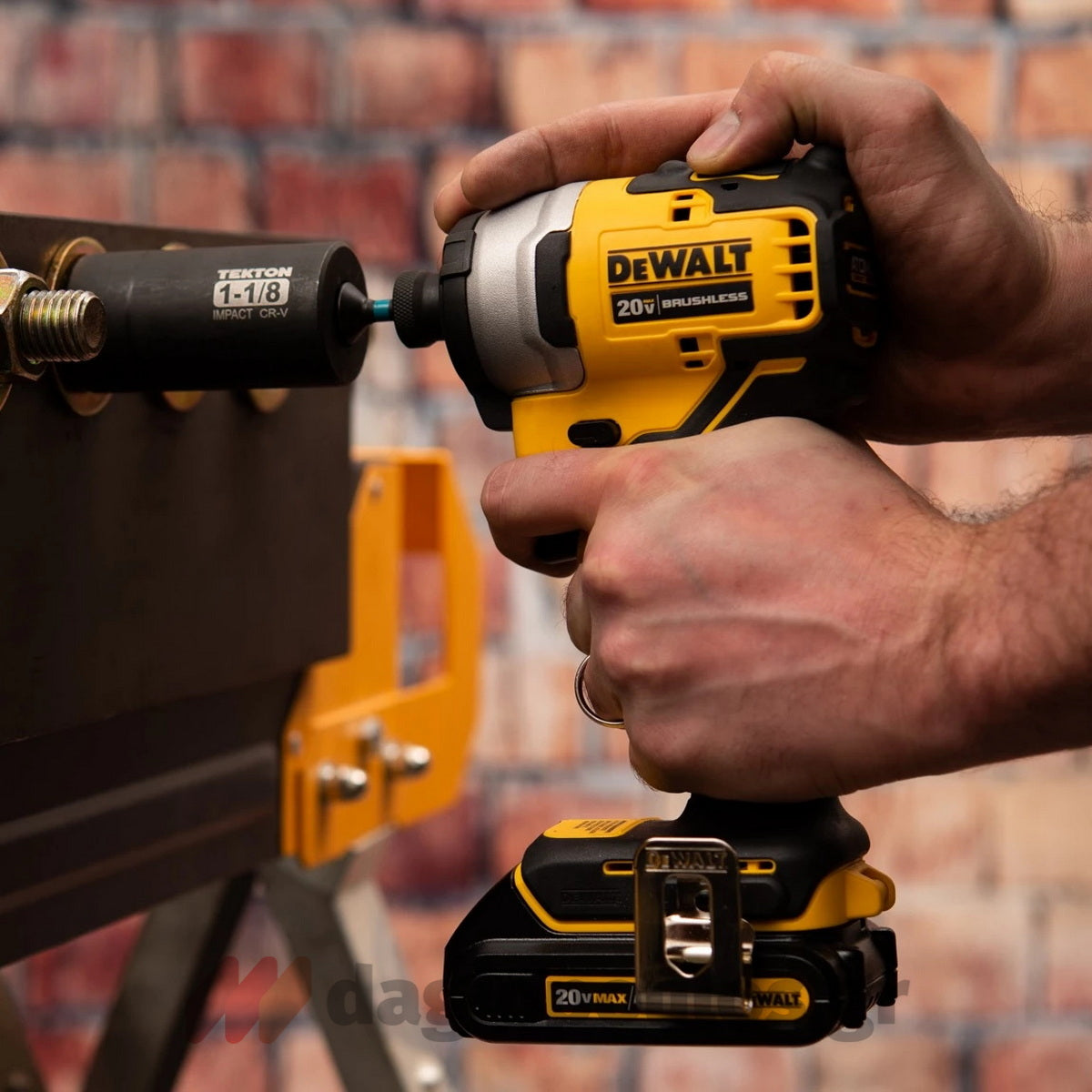 DeWalt DCF809D2T-QW Brushless Παλμικό Κατσαβίδι Μπαταρίας 18V Li-Ion Με 2 Μπαταρίες 2.0Ah & Βαλίτσα T-Stak