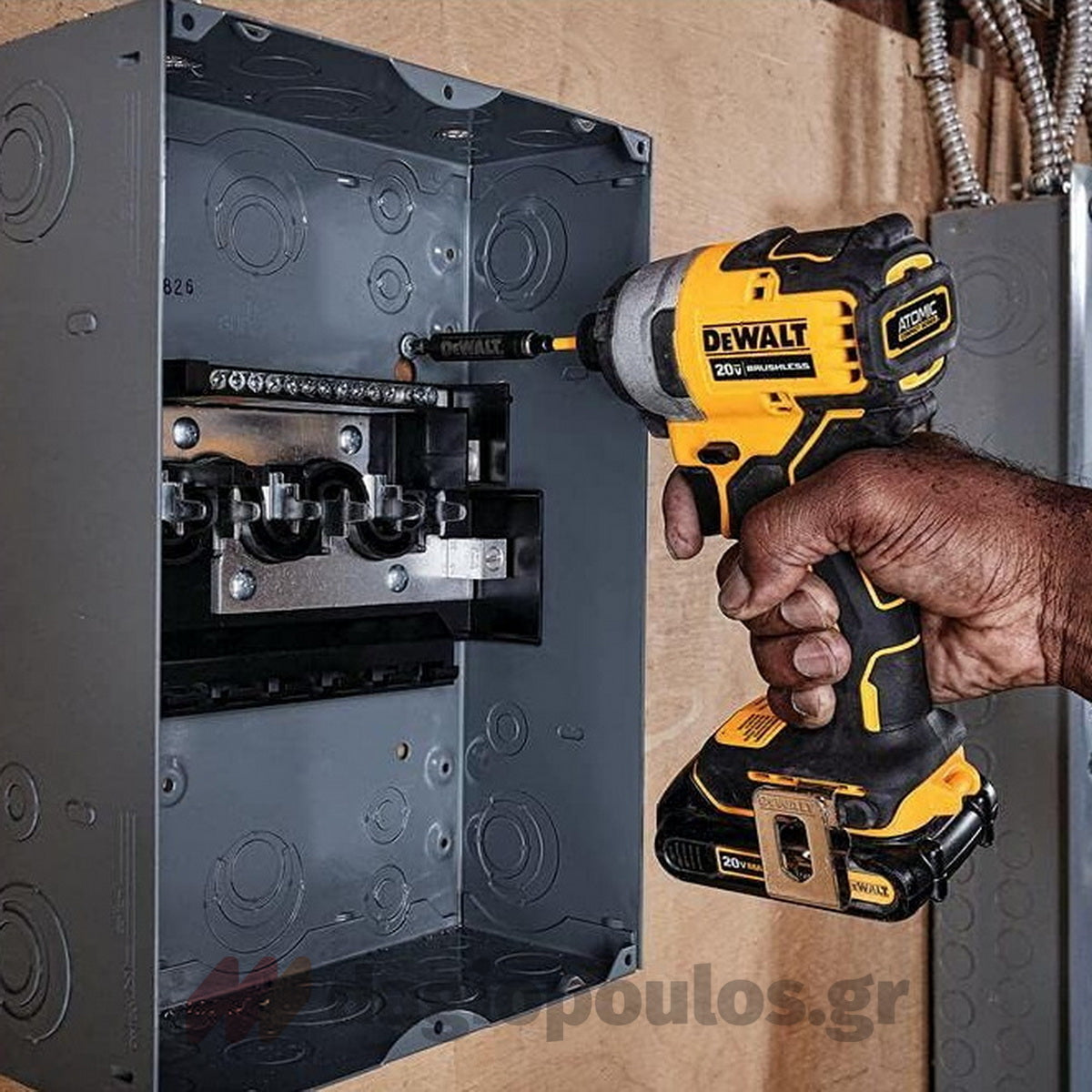 DeWalt DCK2062L2T Brushless Σετ Κρουστικό Δραπανοκατσάβιδο & Παλμικό Κατσαβίδι 18V Li-Ion Με 2 Μπαταρίες 3.0Ah & Βαλίτσα T-Stak