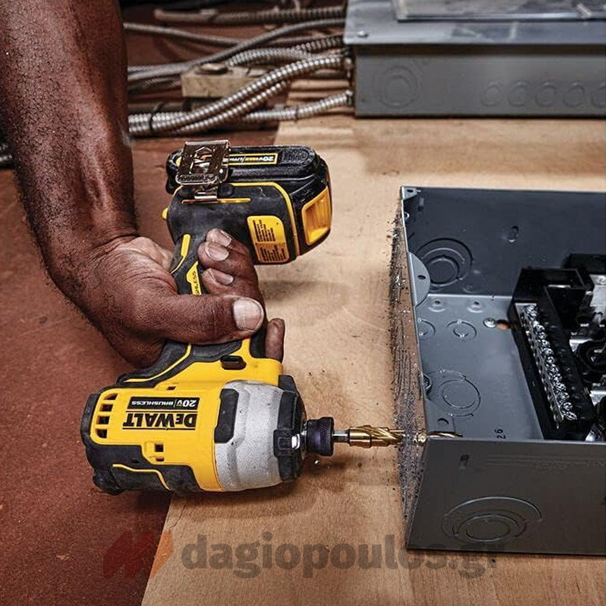 DeWalt DCF809D2T-QW Brushless Παλμικό Κατσαβίδι Μπαταρίας 18V Li-Ion Με 2 Μπαταρίες 2.0Ah & Βαλίτσα T-Stak