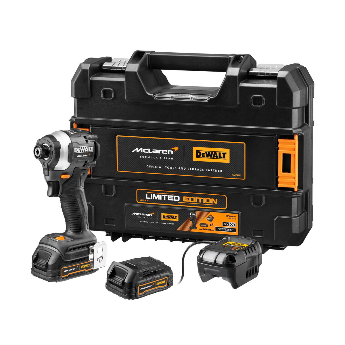 DeWalt McLaren DCF85ME2GT-QW Brushless Παλμικό Κατσαβίδι Μπαταρίας 18V Li-Ion Με 2 Μπαταρίες 1.7Ah & Βαλίτσα ΣΥΛΛΕΚΤΙΚΟ