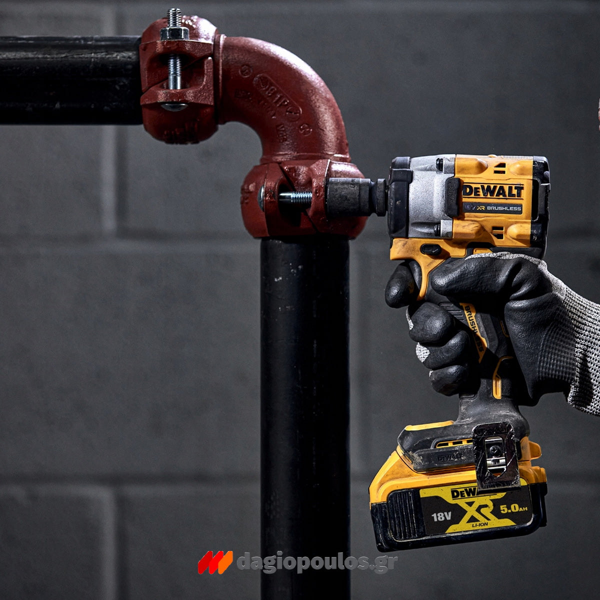 DeWalt DCF921NT-XJ Brushless Μπουλονόκλειδο Μπαταρίας 18V Li-Ion 1/2" 612Nm SOLO & Βαλίτσα T-Stak