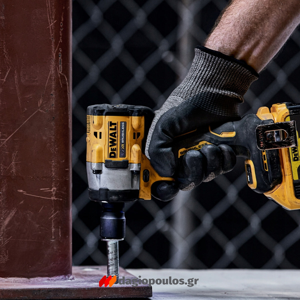 DeWalt DCF921NT-XJ Brushless Μπουλονόκλειδο Μπαταρίας 18V Li-Ion 1/2" 612Nm SOLO & Βαλίτσα T-Stak