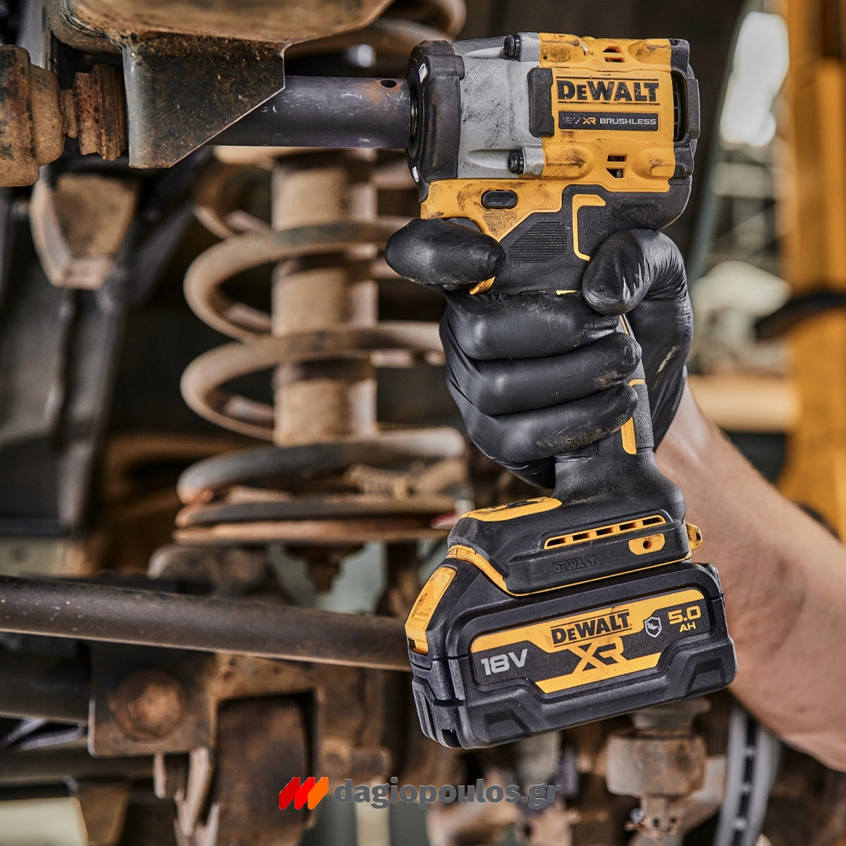 DeWalt DCF921NT-XJ Brushless Μπουλονόκλειδο Μπαταρίας 18V Li-Ion 1/2" 612Nm SOLO & Βαλίτσα T-Stak