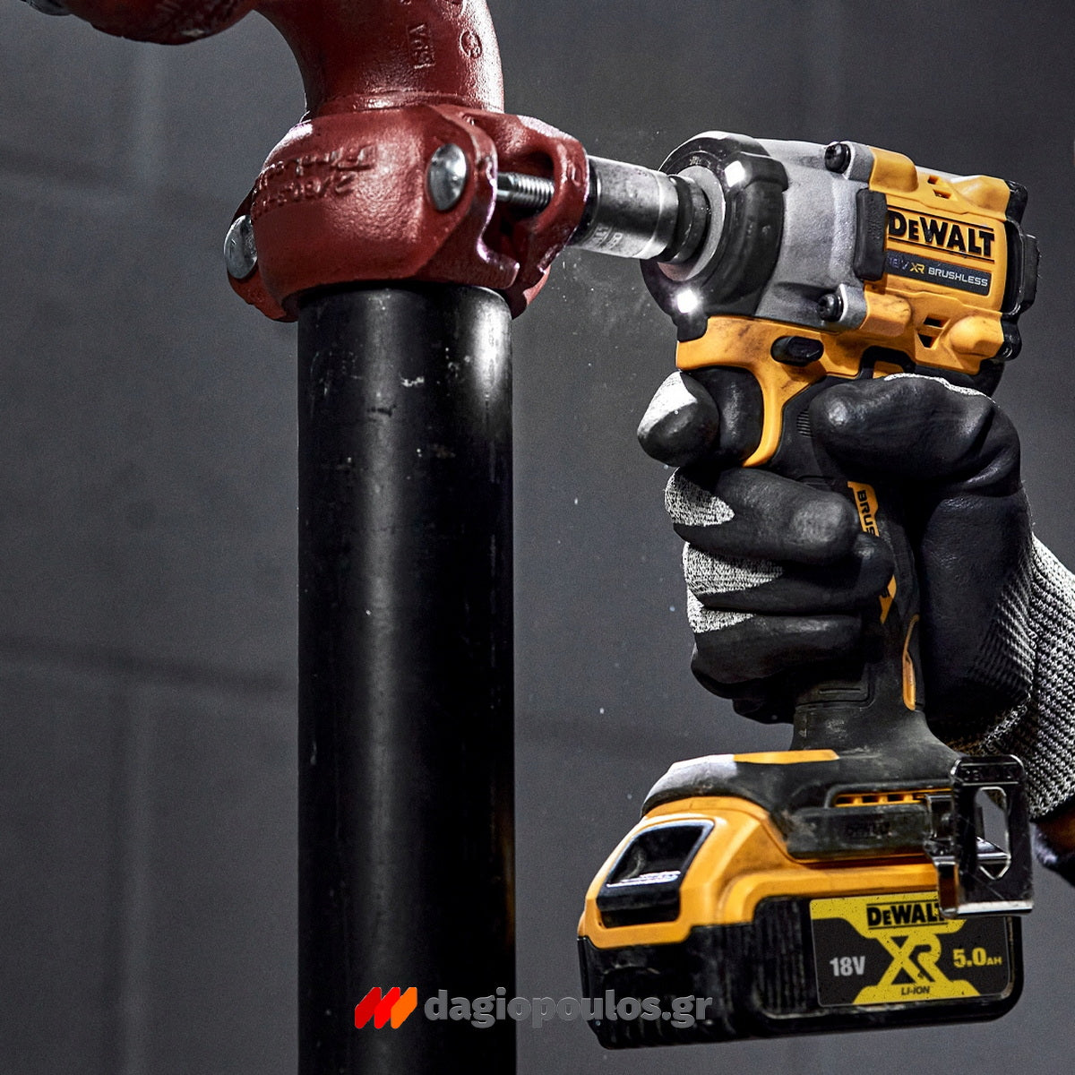 DeWalt DCF921NT-XJ Brushless Μπουλονόκλειδο Μπαταρίας 18V Li-Ion 1/2" 612Nm SOLO & Βαλίτσα T-Stak