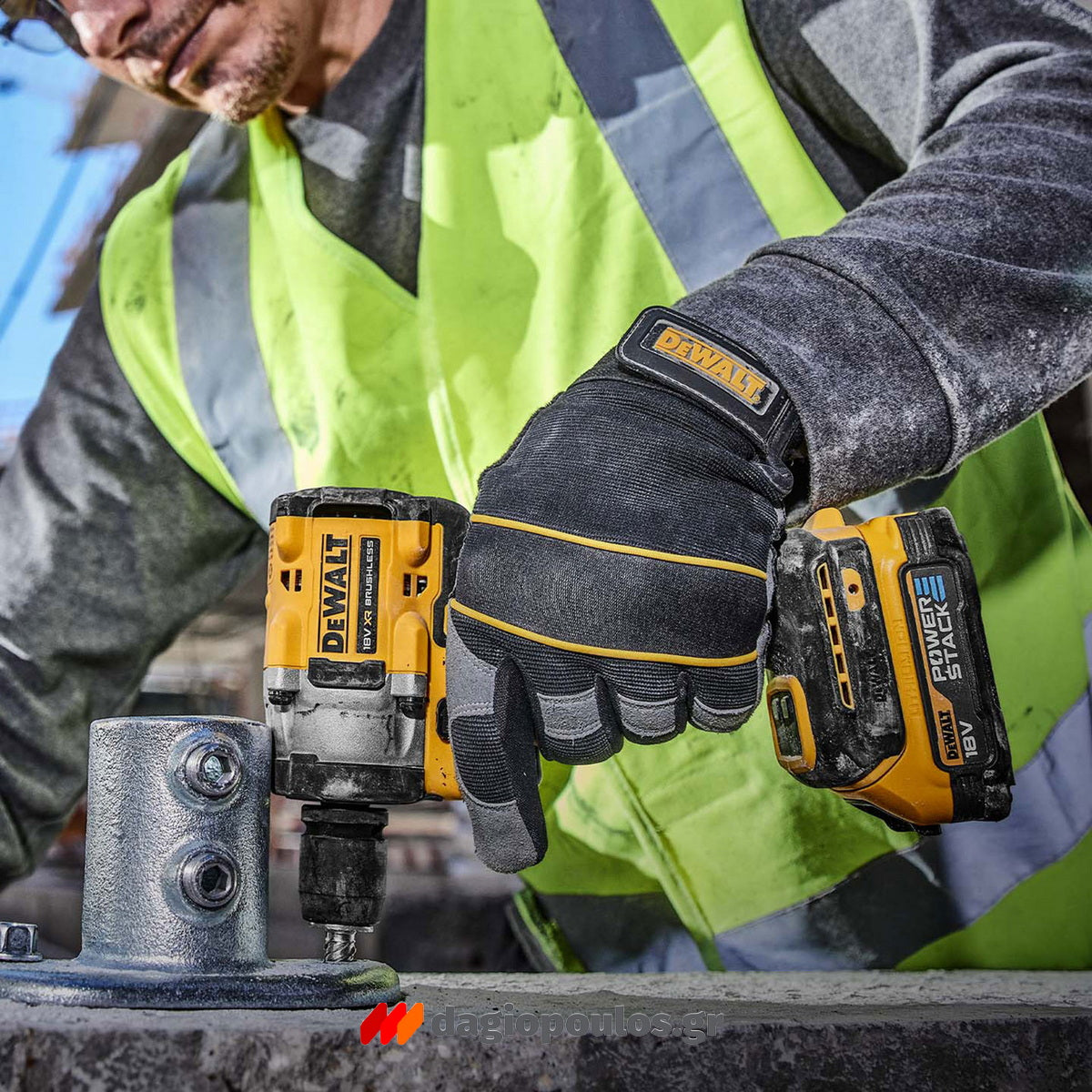 DeWalt DCF921NT-XJ Brushless Μπουλονόκλειδο Μπαταρίας 18V Li-Ion 1/2" 612Nm SOLO & Βαλίτσα T-Stak