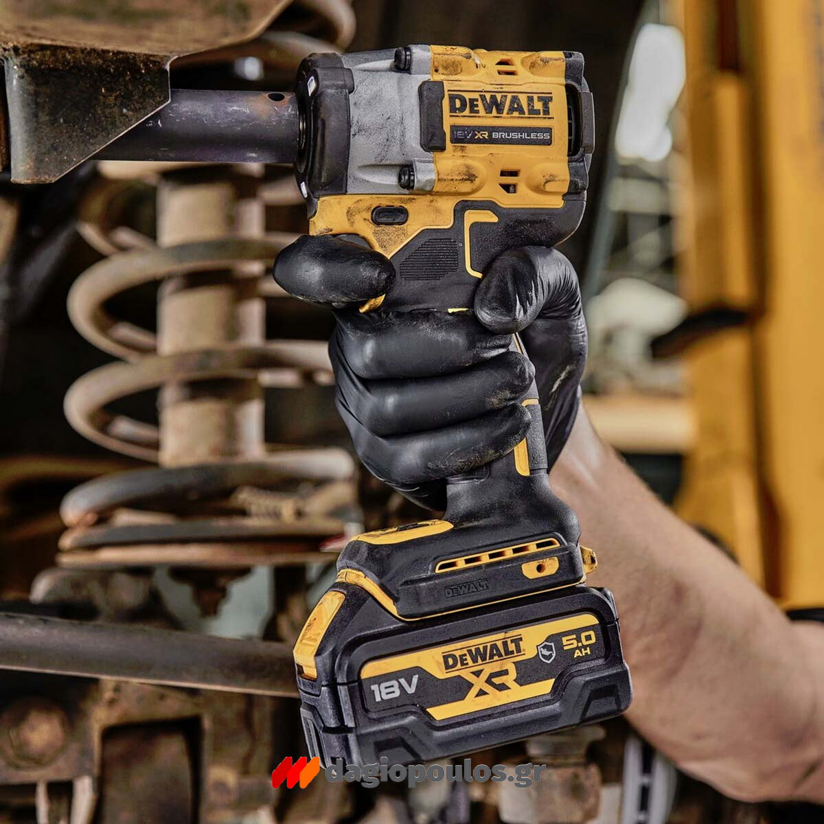 DeWalt DCF921H2T-QW Brushless Μπουλονόκλειδο Μπαταρίας 18V Li-Ion 1/2" 612Nm Με 2 Μπαταρίες 5.0Ah Powerstack & Βαλίτσα T-Stak