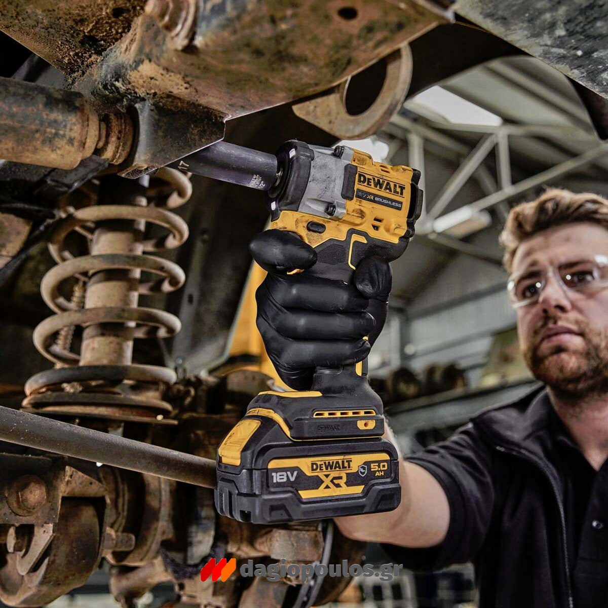 DeWalt DCF921NT-XJ Brushless Μπουλονόκλειδο Μπαταρίας 18V Li-Ion 1/2" 612Nm SOLO & Βαλίτσα T-Stak