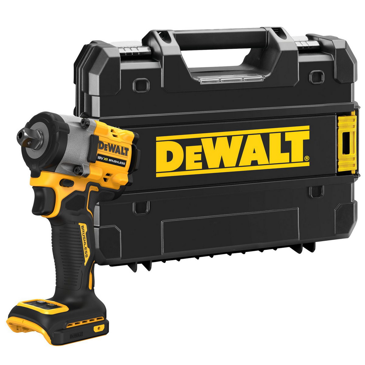 DeWalt DCF922NT Brushless Μπουλονόκλειδο Μπαταρίας 18V Li-Ion 1/2" SOLO Με Βαλίτσα T-Stak