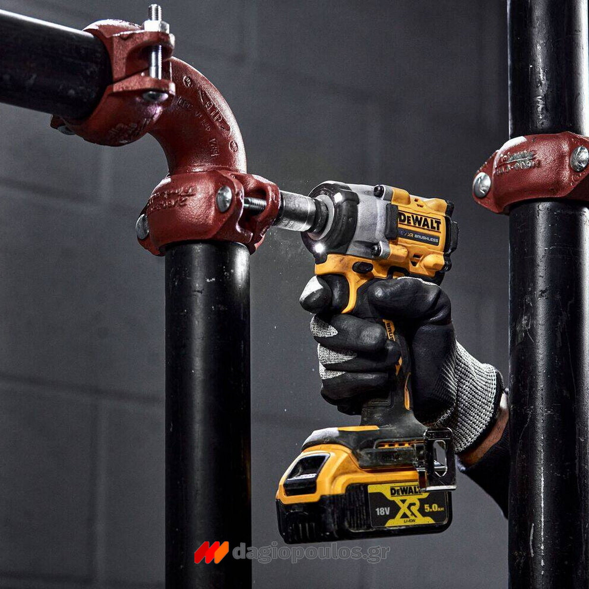 Dewalt DCF922P2T-QW Brushless Μπουλονόκλειδο Μπαταρίας 18V Li-Ion 1/2" Με 2 Μπατ.5.0Ah - Βαλίτσα T-Stak