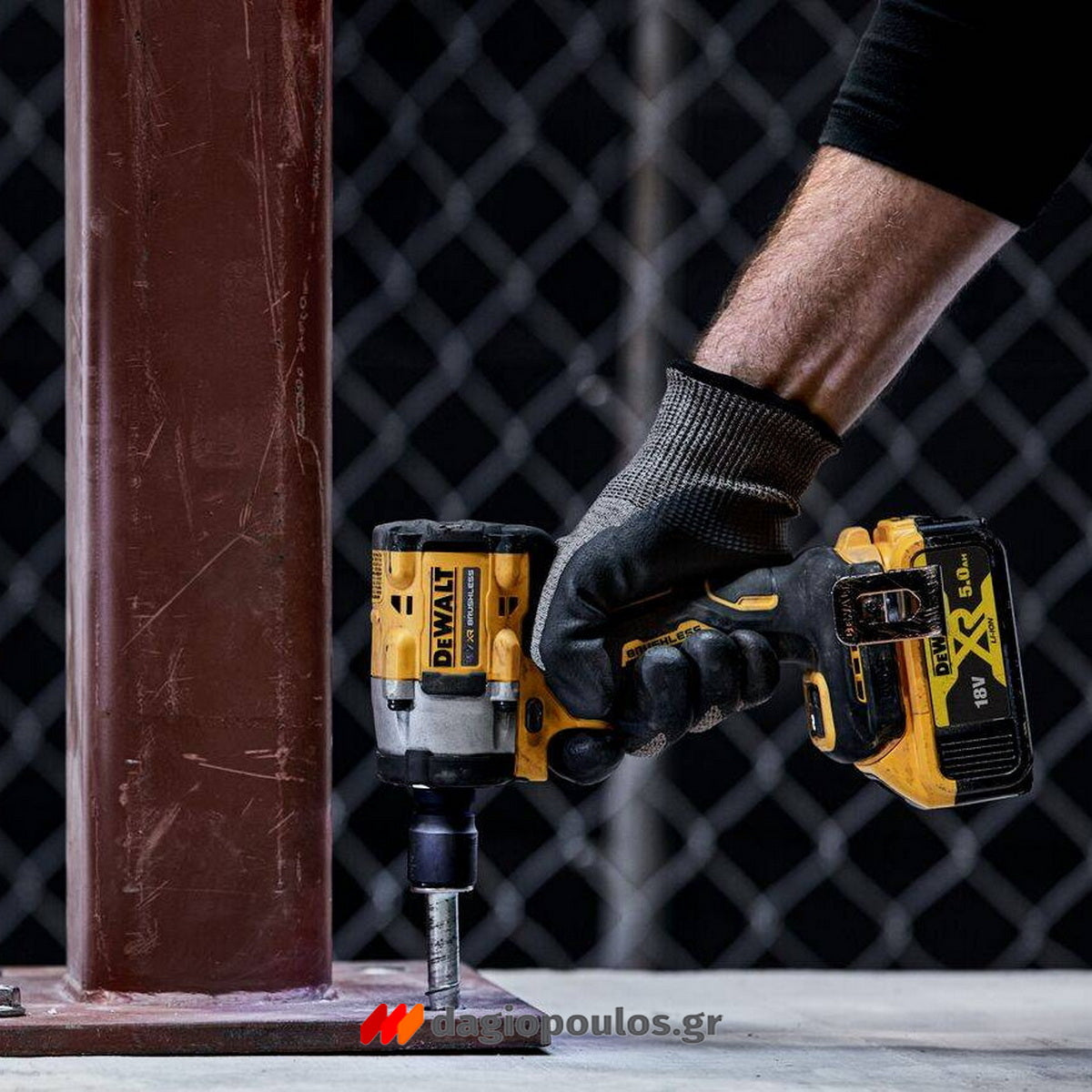 DeWalt DCF922NT Brushless Μπουλονόκλειδο Μπαταρίας 18V Li-Ion 1/2" SOLO Με Βαλίτσα T-Stak