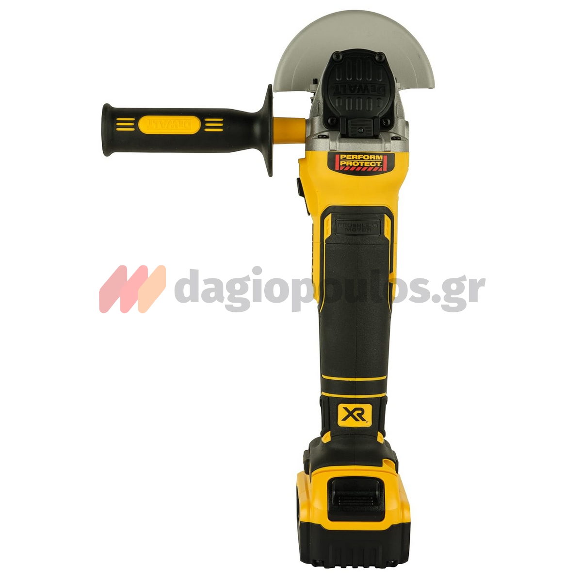 DeWalt DCG405P2-QW Brushless Γωνιακός Τροχός Μπαταρίας 18V Li-Ion 125mm Με 2 Μπαταρίες 5.0Ah & Βαλίτσα T-Stak
