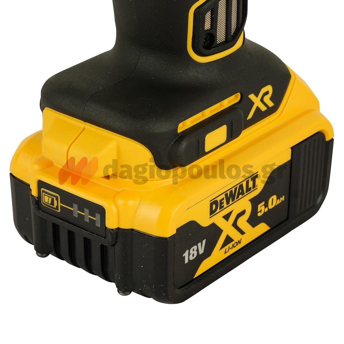 DeWalt DCG405P2-QW Brushless Γωνιακός Τροχός Μπαταρίας 18V Li-Ion 125mm Με 2 Μπαταρίες 5.0Ah & Βαλίτσα T-Stak