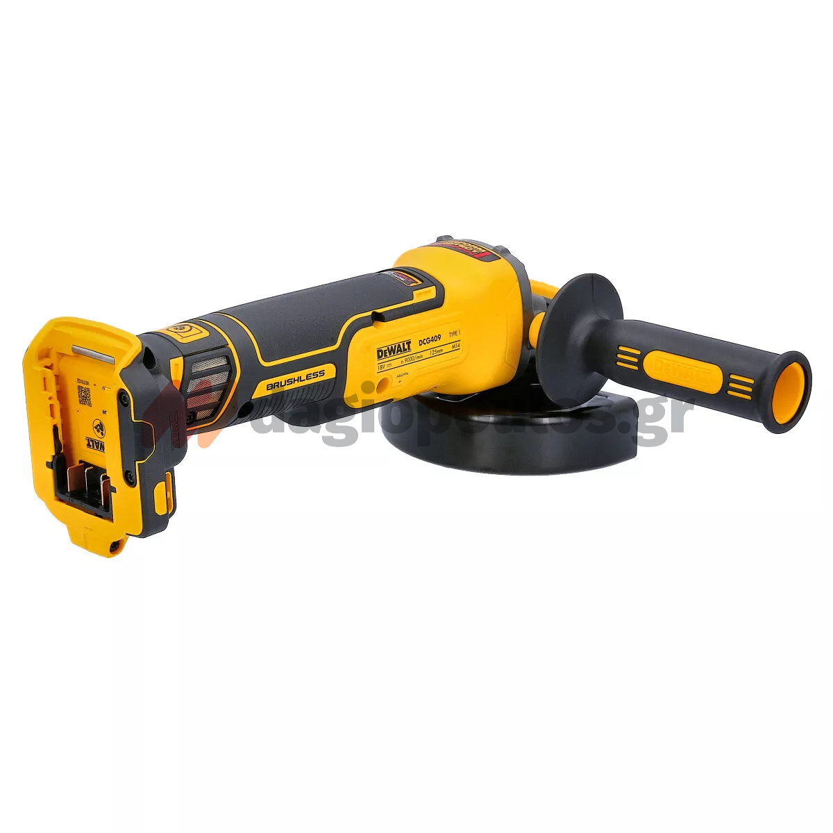 DeWalt DCG409VSN-XJ Brushless Γωνιακός Τροχός Μπαταρίας 18V Li-Ion 125mm SOLO ΡΥΘΜΙΖΟΜΕΝΟΣ