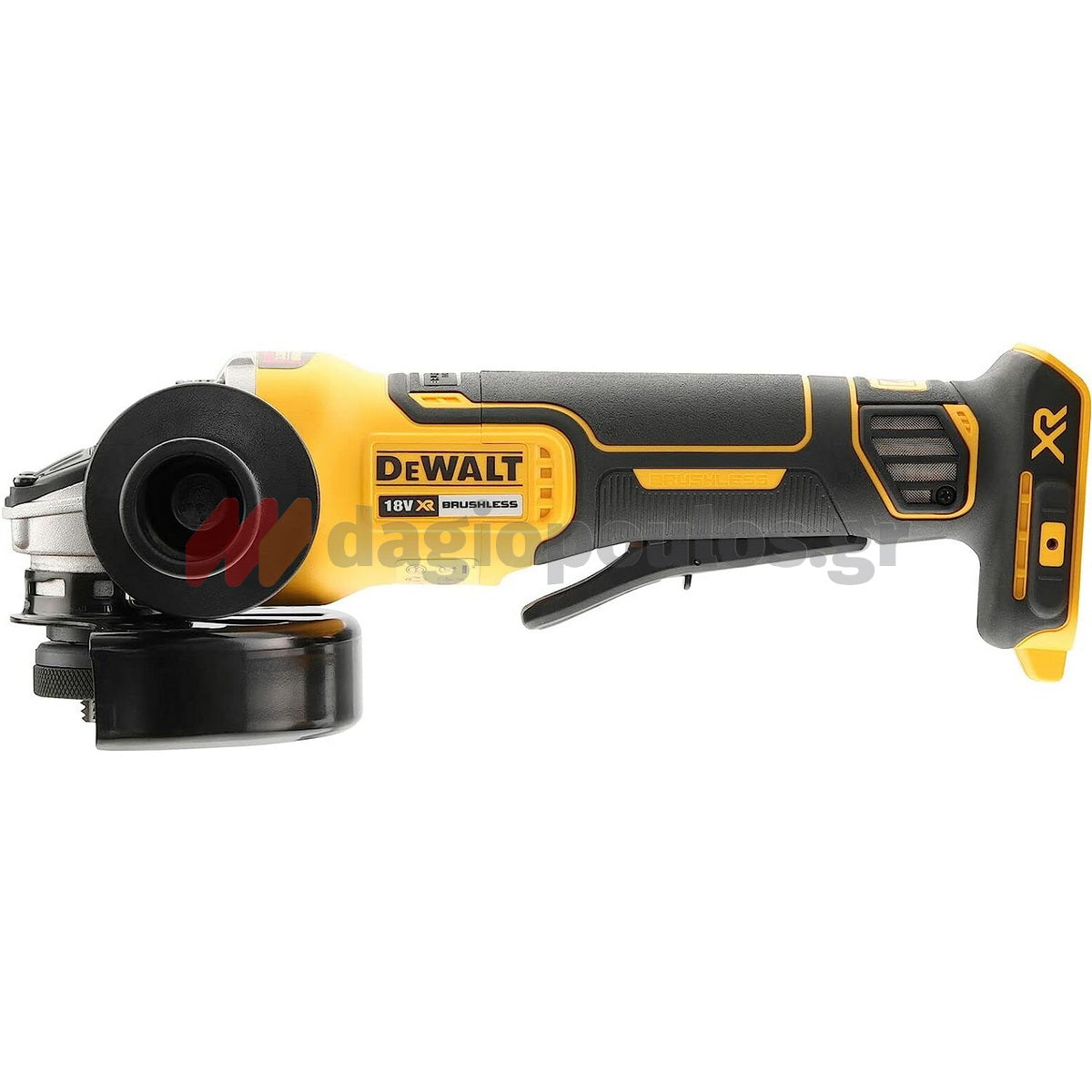DeWalt DCG409NT-XJ Brushless Γωνιακός Τροχός Μπαταρίας 18V Li-Ion 125mm Με Βαλίτσα T-Stak SOLO