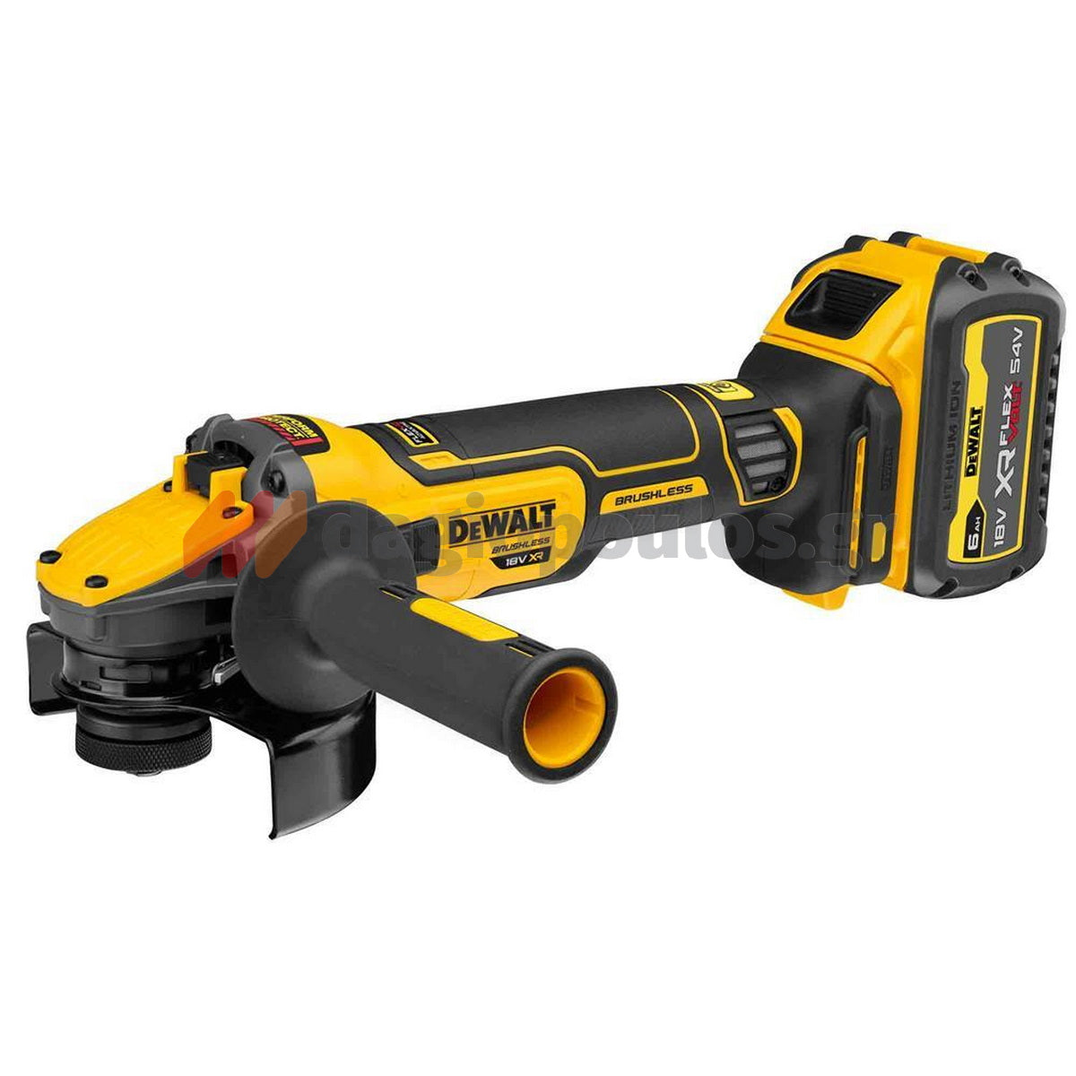 DeWalt DCG409VSNT-XJ Brushless Γωνιακός Τροχός Μπαταρίας 18V Li-Ion 125mm Με Βαλίτσα T-Stak SOLO ΡΥΘΜΙΖΟΜΕΝΟΣ