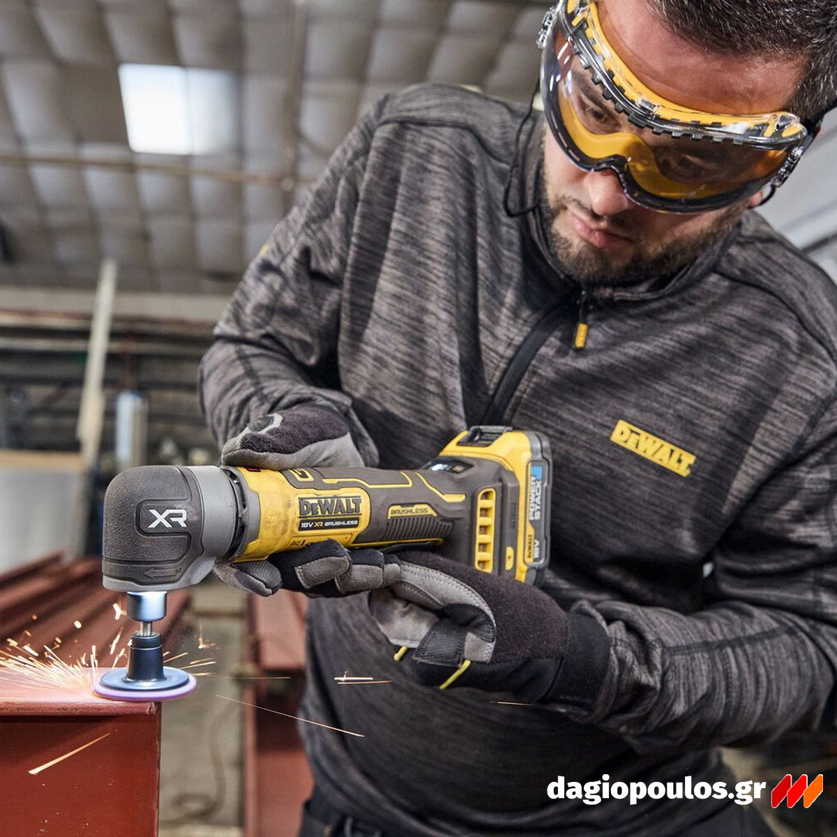 DeWalt DCG421N-XJ Brushless Ευθύς Λειαντήρας Μπαταρίας 18V Li-Ion XR SOLO
