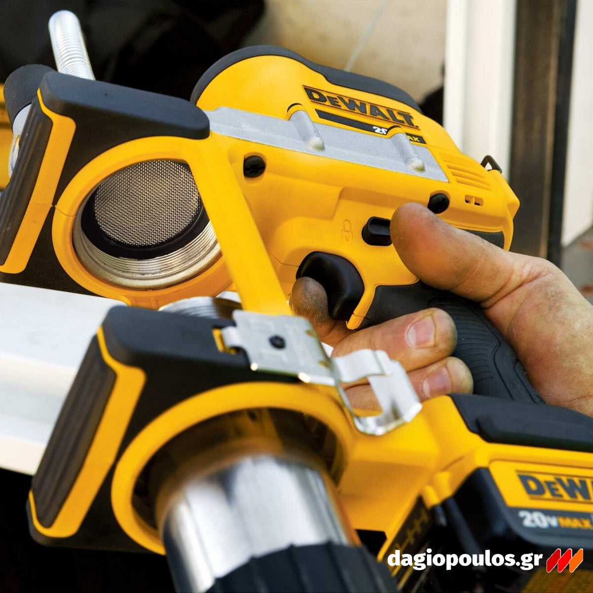 DeWalt DCGG571M1-GB Επαγγελματικός Γρασαδόρος Μπαταρίας 18V Li-Ion Με Μπαταρία 4.0 Ah - Βαλίτσα