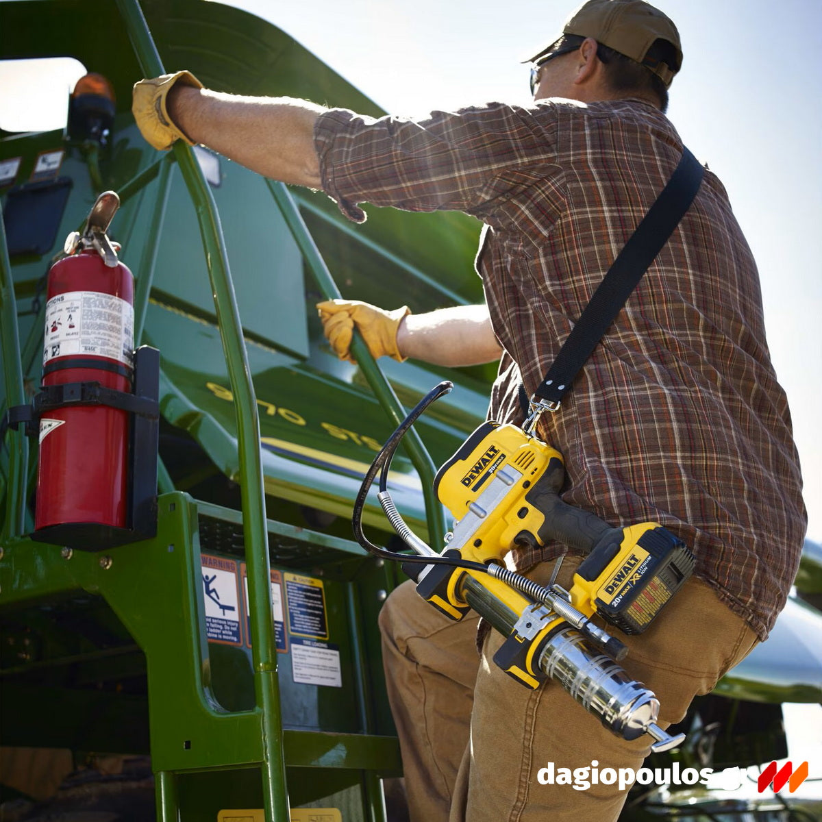 DeWalt DCGG571M1-GB Επαγγελματικός Γρασαδόρος Μπαταρίας 18V Li-Ion Με Μπαταρία 4.0 Ah - Βαλίτσα