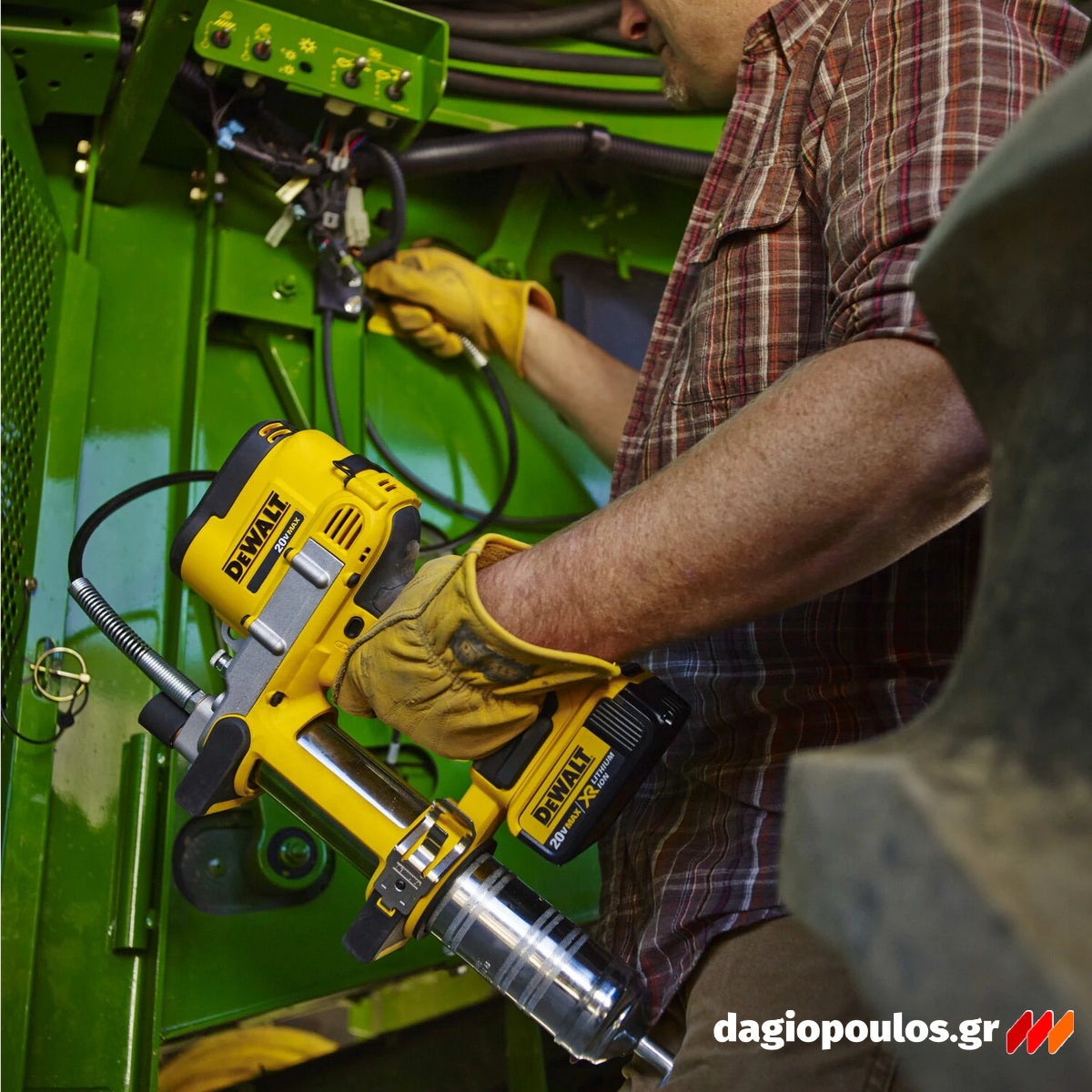 DeWalt DCGG571M1-GB Επαγγελματικός Γρασαδόρος Μπαταρίας 18V Li-Ion Με Μπαταρία 4.0 Ah - Βαλίτσα