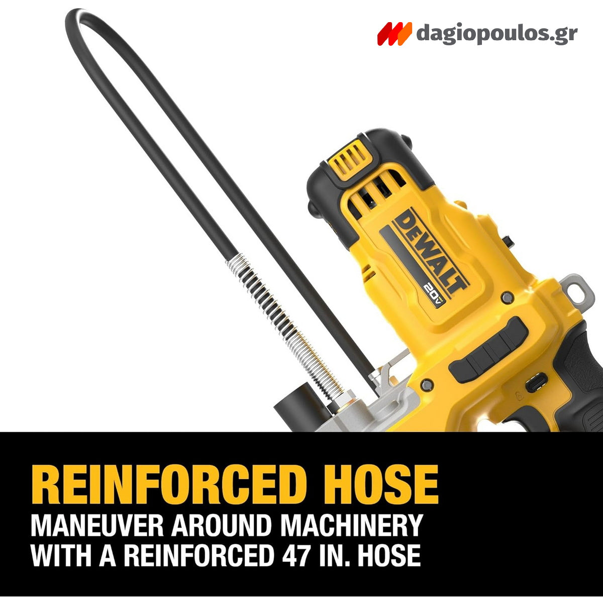 DeWalt DCGG581N-XJ Επαγγελματικός Γρασαδόρος Μπαταρίας 18V Li-Ion SOLO