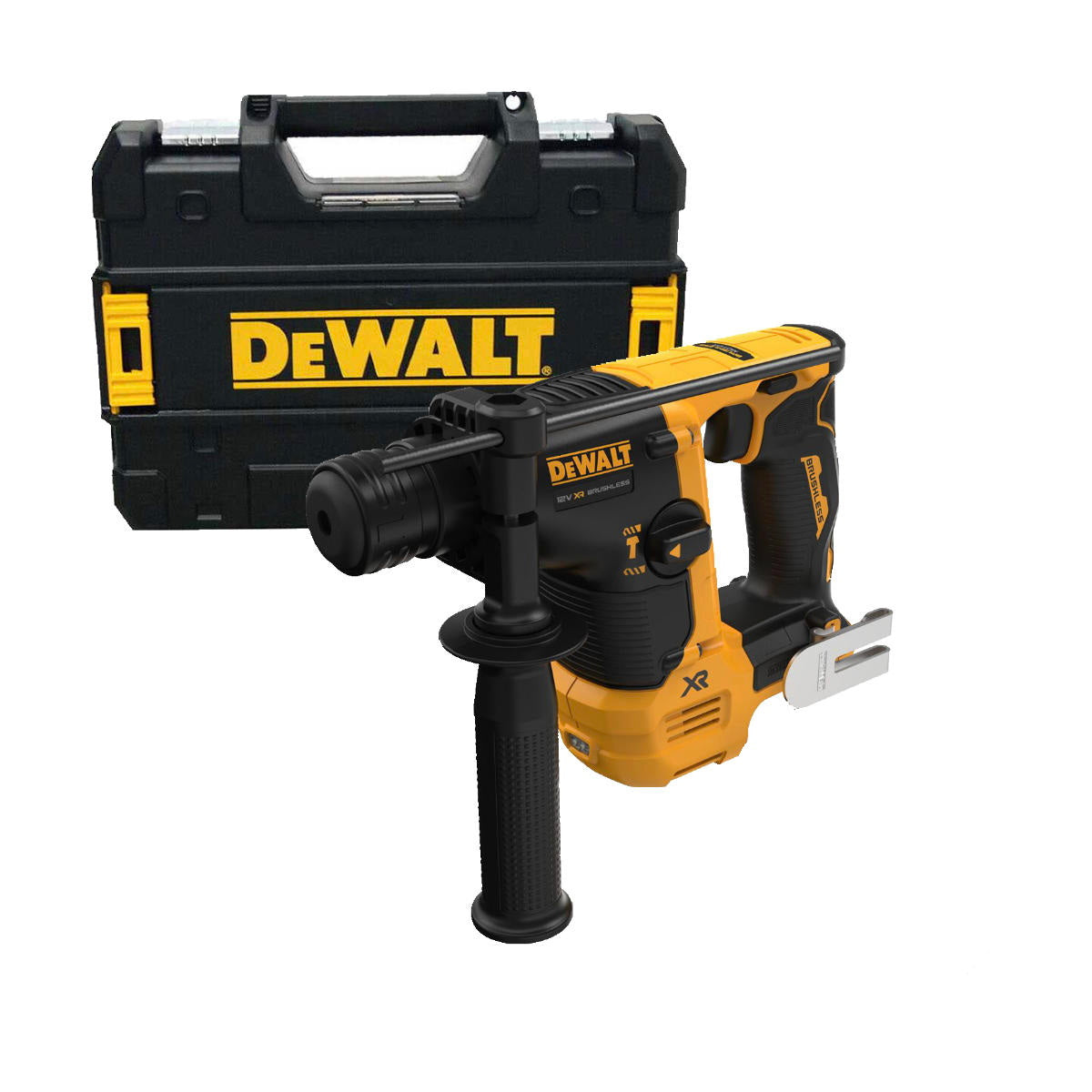 DeWalt DCH072NT SDS Plus Brushless Σκαπτικό Πνευματικό Πιστολέτο 12V Li-Ion 1.7kgr 1.1J SOLO Με Βαλίτσα T-Stak