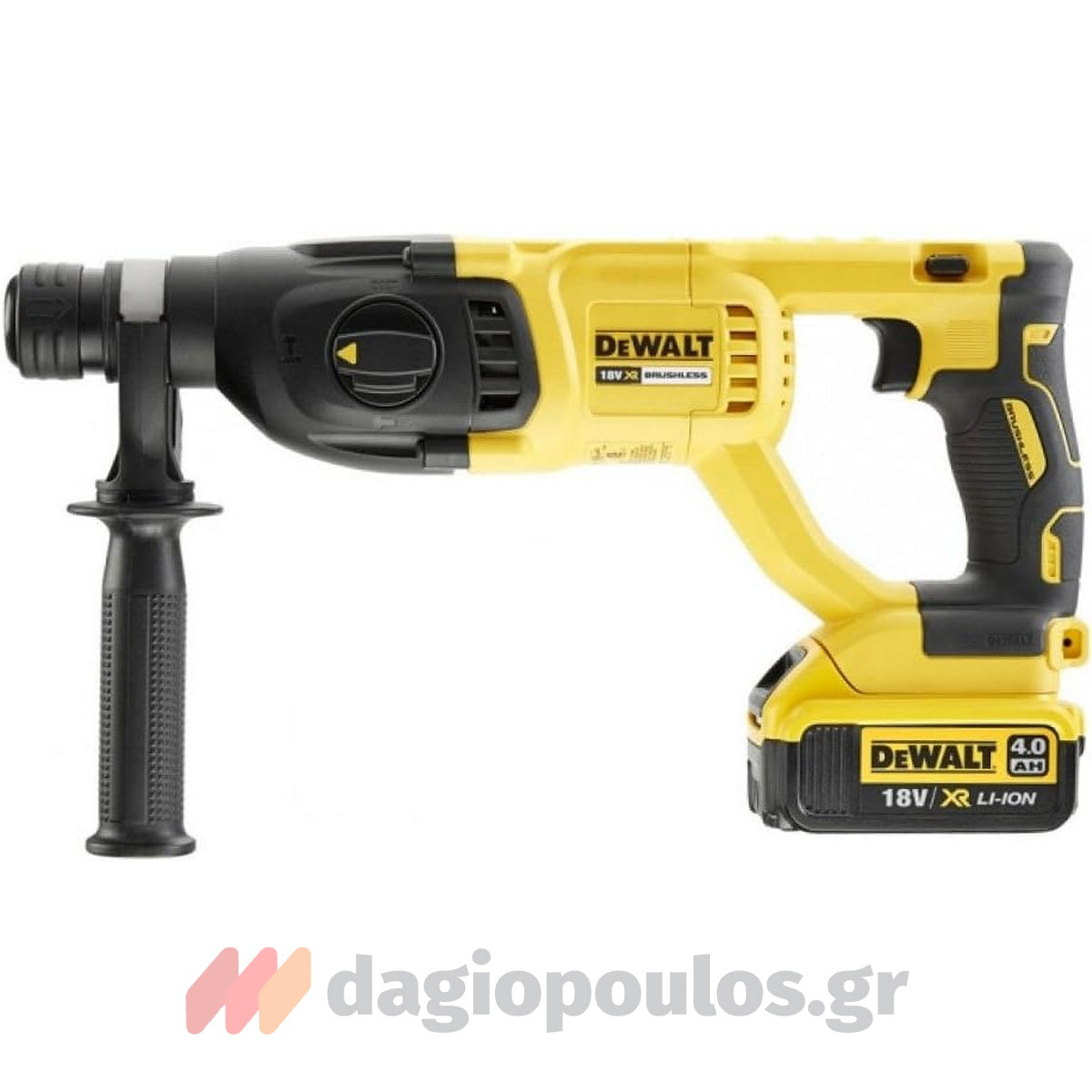 Dewalt DCH133M1-QW SDS Plus Πνευματικό Περιστροφικό Πιστολέτο Μπαταρίας 18V Li-Ion 2.6J 2.3Kgr Με Μπαταρία 4.0Ah - Βαλίτσα T-Stak