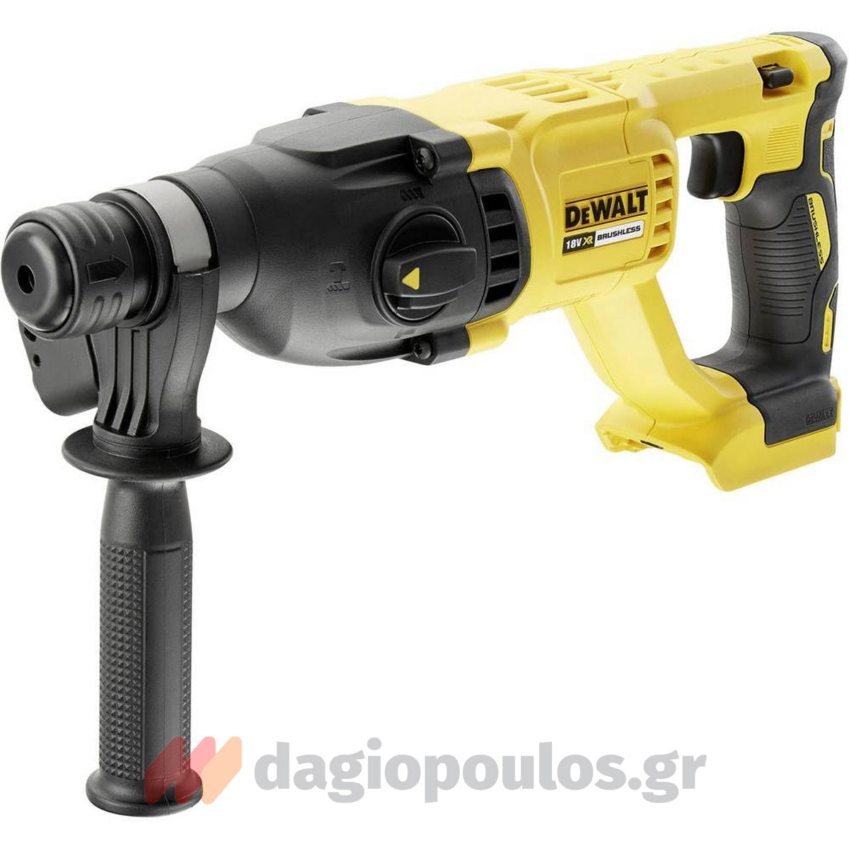 DeWalt DCH133NT Brushless Πνευματικό Περιστροφικό Πιστολέτο Μπαταρίας 18V Li-Ion 2.6J 2.3Kgr SOLO Με Βαλίτσα T-Stak