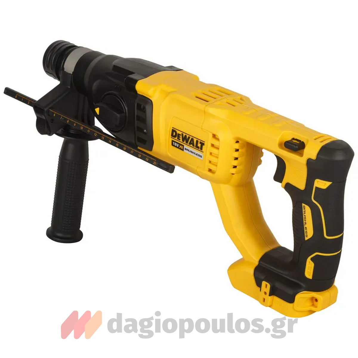 DeWalt DCH133NT Brushless Πνευματικό Περιστροφικό Πιστολέτο Μπαταρίας 18V Li-Ion 2.6J 2.3Kgr SOLO Με Βαλίτσα T-Stak
