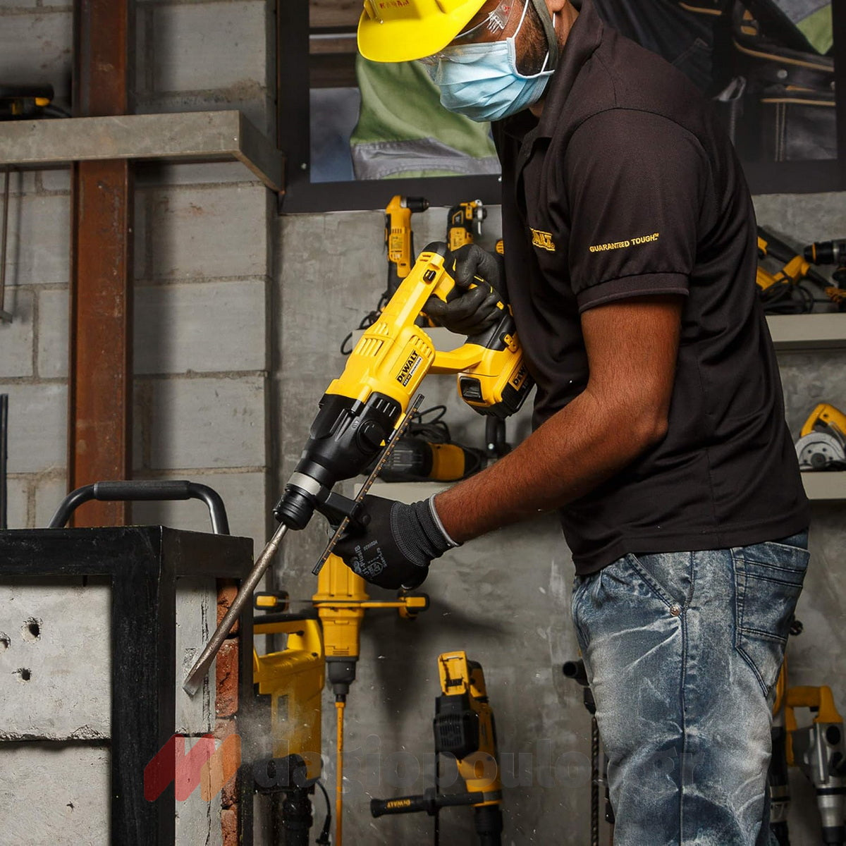 Dewalt DCH133M1-QW SDS Plus Πνευματικό Περιστροφικό Πιστολέτο Μπαταρίας 18V Li-Ion 2.6J 2.3Kgr Με Μπαταρία 4.0Ah - Βαλίτσα T-Stak