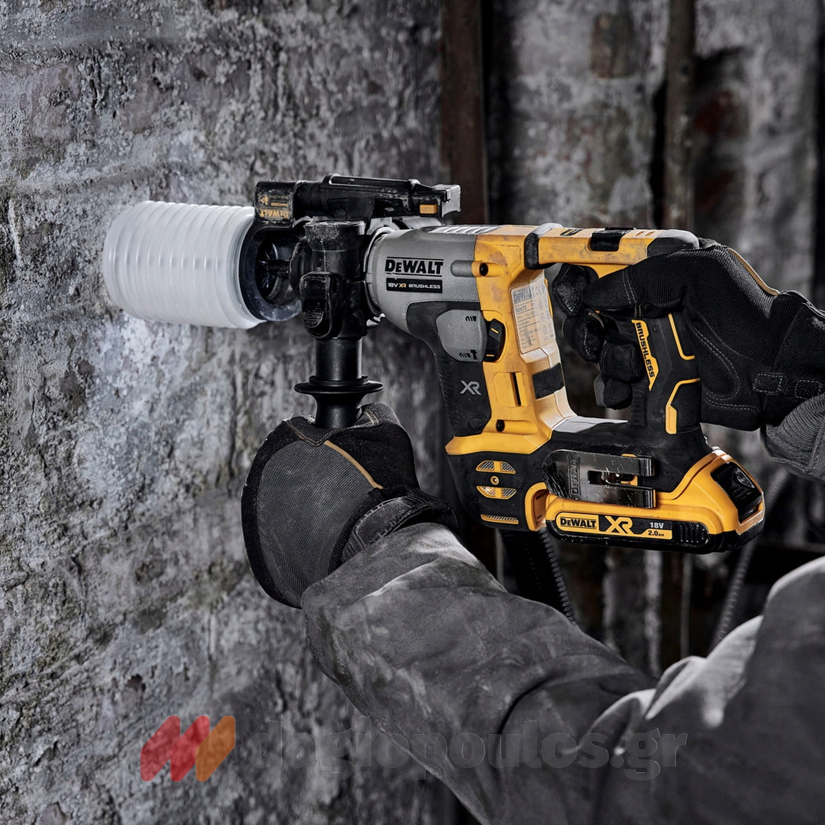 DeWalt DCH172NT SDS Plus Brushless Πνευματικό Περιστροφικό Σκαπτικό Πιστολέτο 18V Li-Ion 1.4J 1.8kgr SOLO Με Βαλίτσα T-Stak