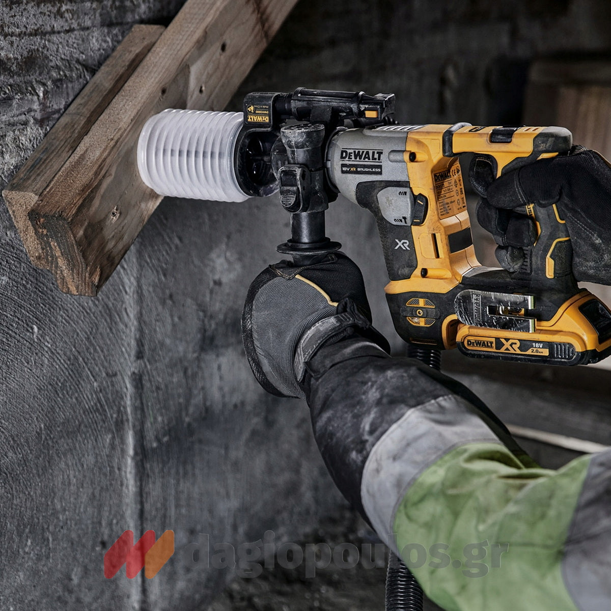 DeWalt DCH172NT SDS Plus Brushless Πνευματικό Περιστροφικό Σκαπτικό Πιστολέτο 18V Li-Ion 1.4J 1.8kgr SOLO Με Βαλίτσα T-Stak