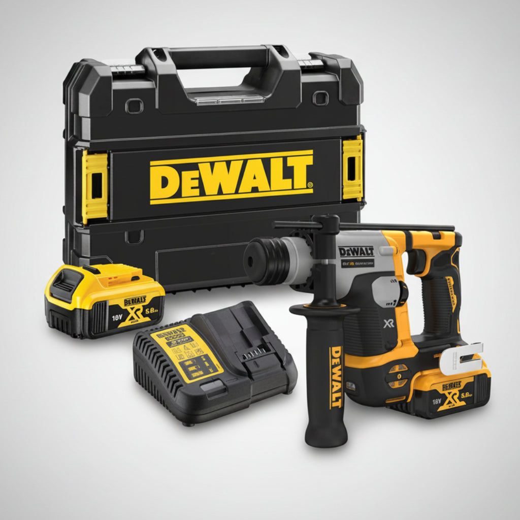 DeWalt DCH172P2-QW SDS Plus Brushless Πνευματικό Περιστροφικό Σκαπτικό Πιστολέτο 18V Li-Ion 1.4J 1.8kgr Με 2 Μπαταρίες 5.0Ah & Βαλίτσα T-Stak