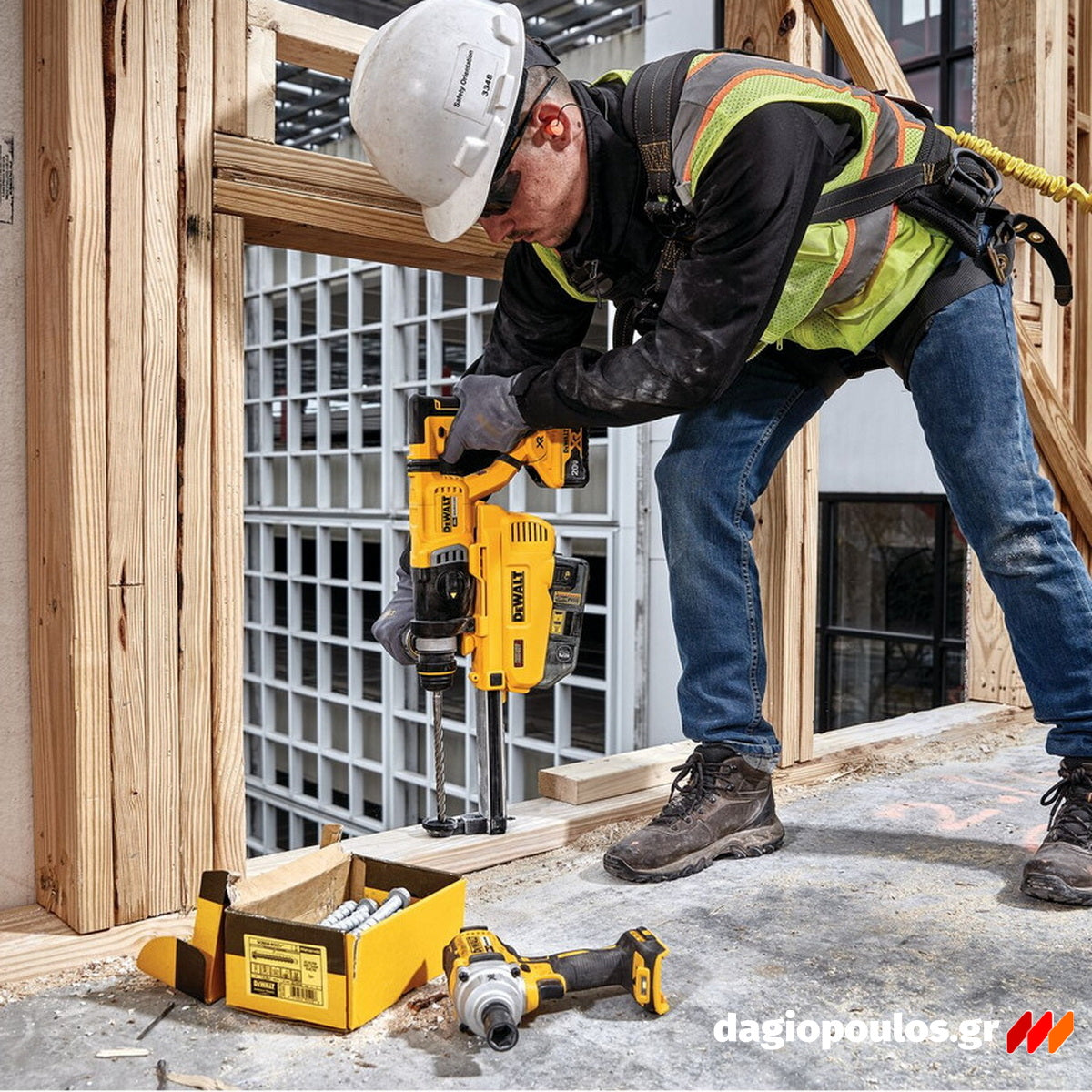 DeWalt DCH263NK-XJ SDS Plus Brushless Κρουστικό Σκαπτικό Μπαταρίας 18V Li-Ion 3J 2.7Kg SOLO Με Βαλίτσα