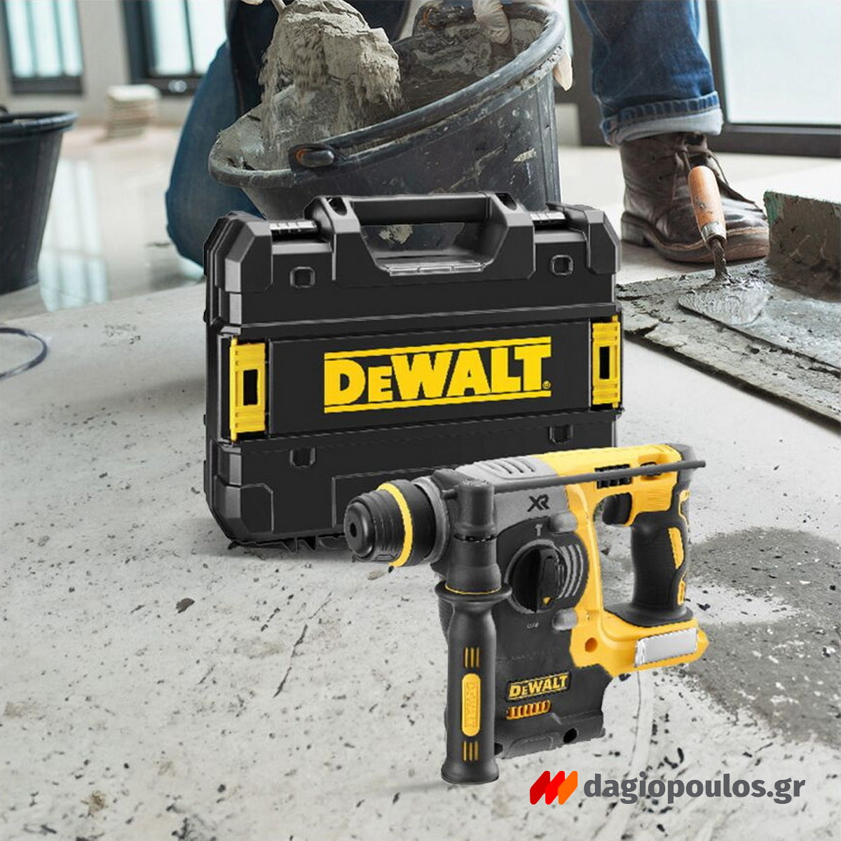 DeWalt DCH273NT-XJ SDS Plus Brushless Σκαπτικό Περιστροφικό Πνευματικό Πιστολέτο 18V Li-Ion SOLO & Βαλίτσα T-Stak