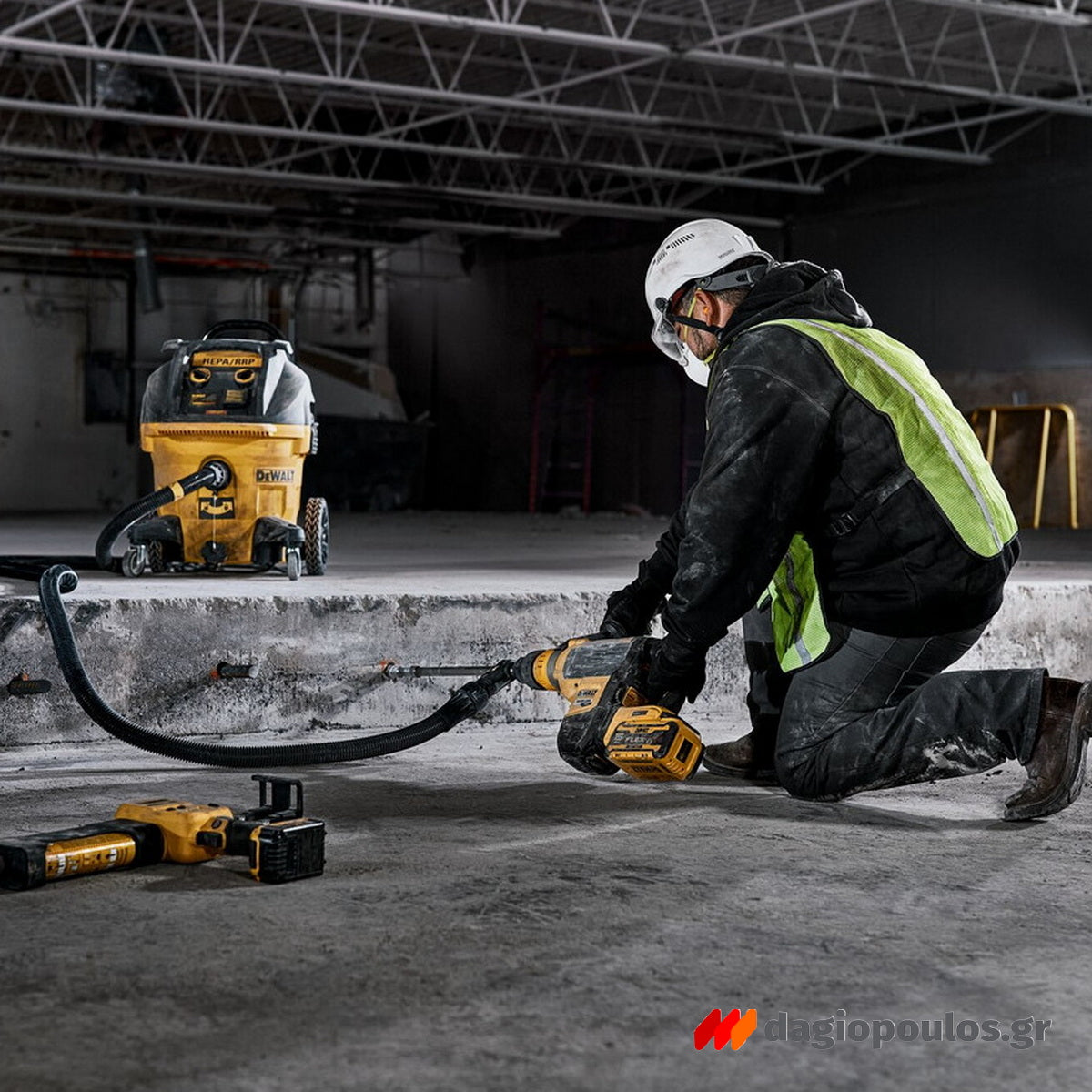 DeWalt DCH735X2 SDS Max Brushless Πνευματικό Πιστολέτο Μπαταρίας 54V Με 2 Μπαταρίες 9.0Ah & Βαλίτσα