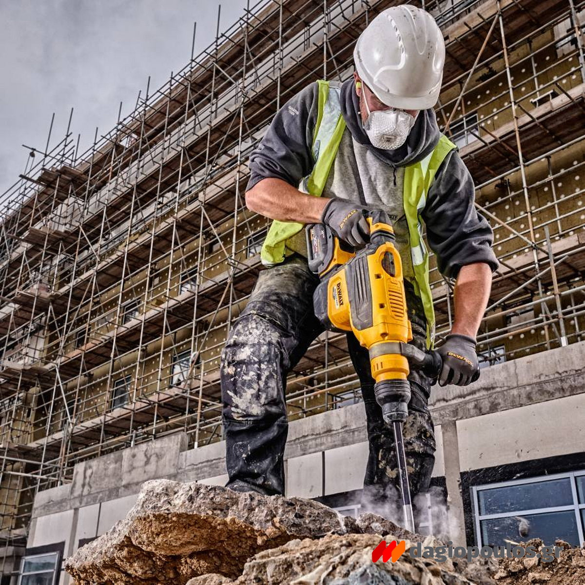 DeWalt DCH735X2 SDS Max Brushless Πνευματικό Πιστολέτο Μπαταρίας 54V Με 2 Μπαταρίες 9.0Ah & Βαλίτσα