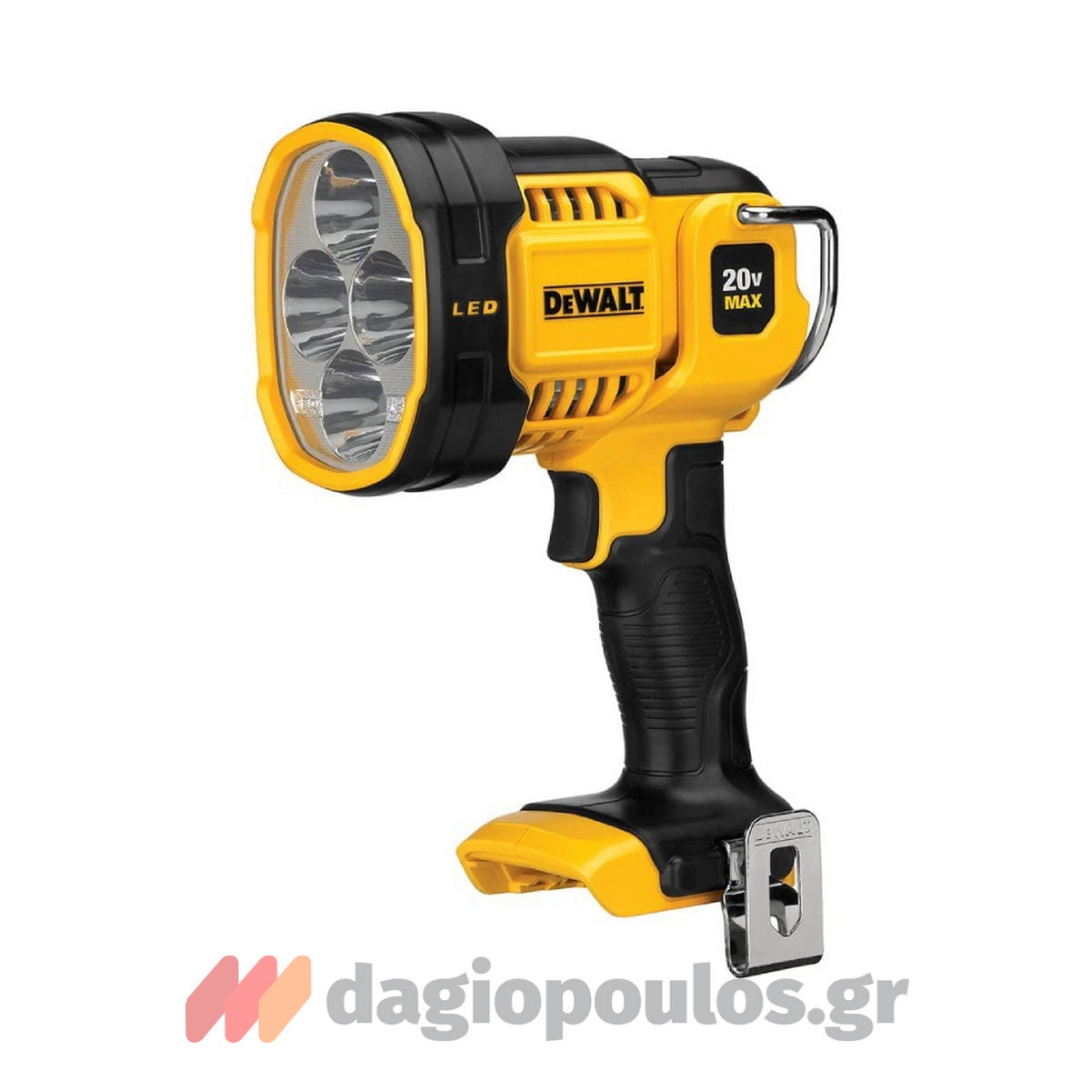 DeWalt DCL043-XJ Φακός Μπαταρίας Επαναφορτιζόμενος 18V Li-Ion 1000 Lumens SOLO