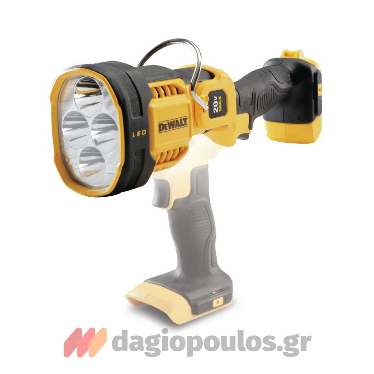 DeWalt DCL043-XJ Φακός Μπαταρίας Επαναφορτιζόμενος 18V Li-Ion 1000 Lumens SOLO