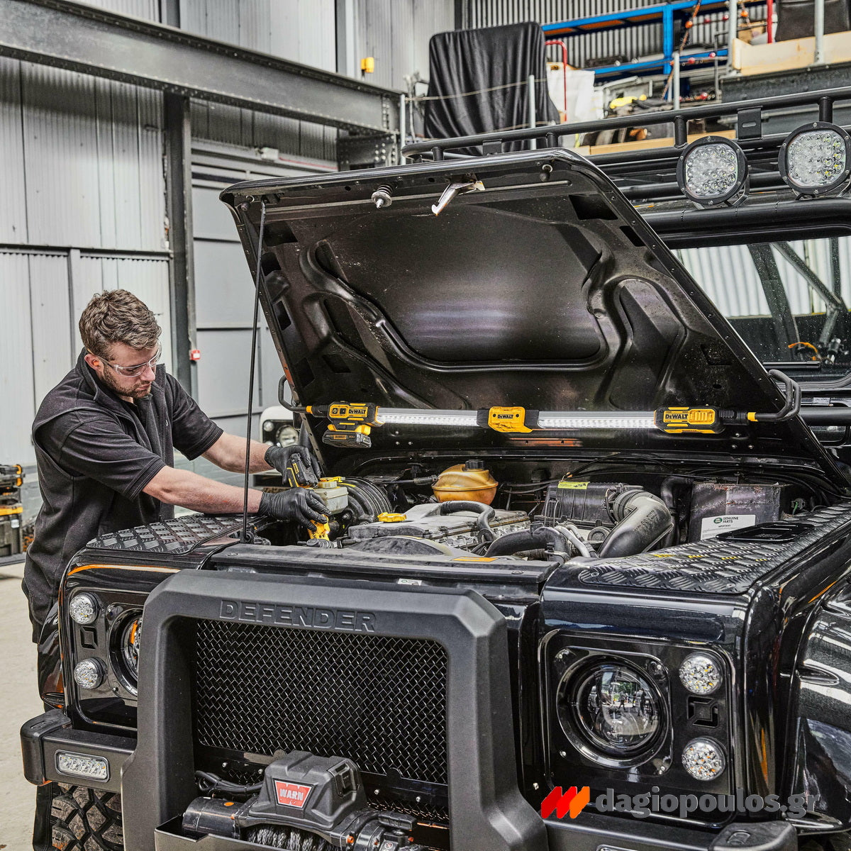 DeWalt DCL045-XJ Προβολέας Εργασίας - Φακός Με Μπάρα 12-18V Li-Ion 1650 Lumens Solo