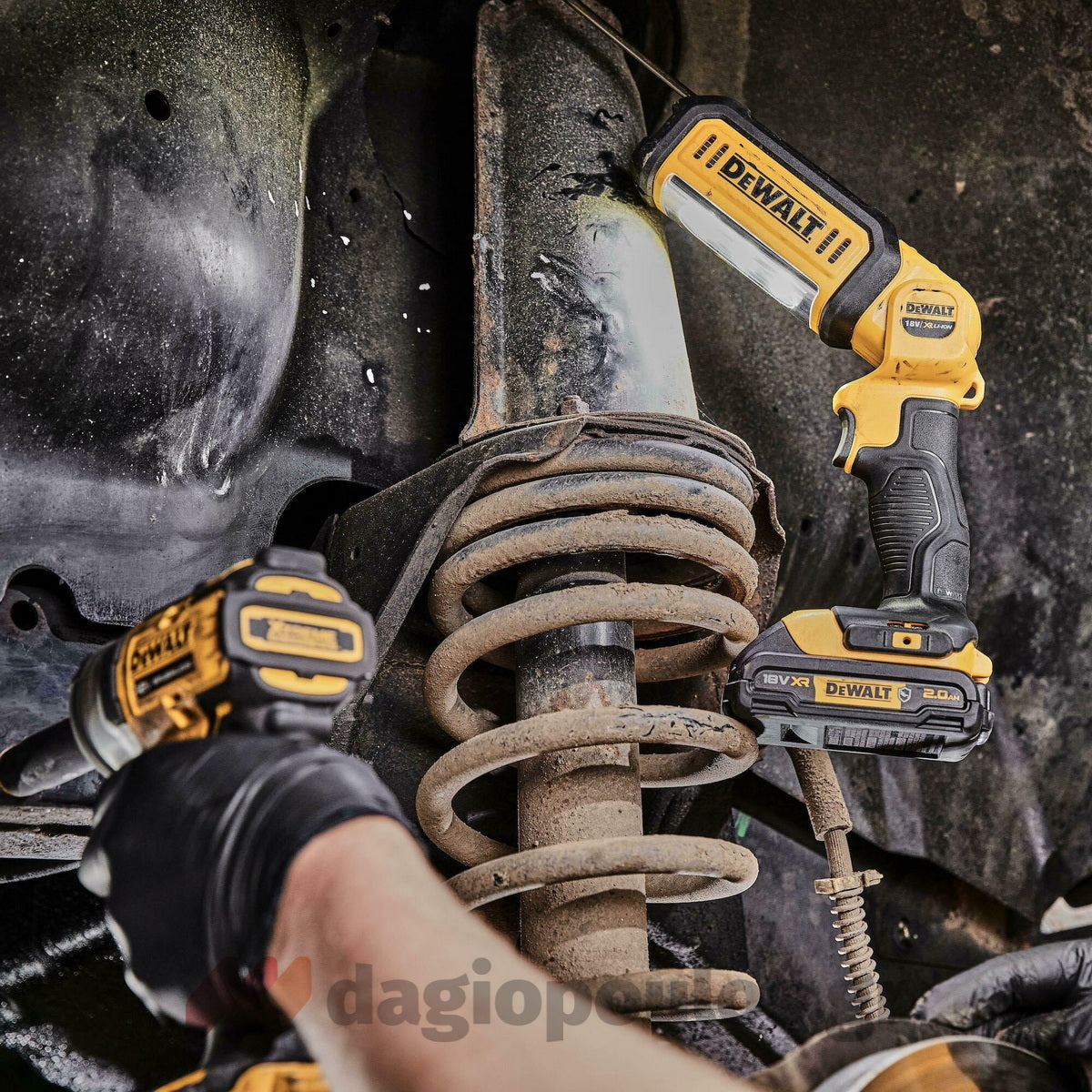 DeWalt DCL050-XJ Φακός Μπαταρίας Επαναφορτιζόμενος 18V Li-Ion 500 Lumens SOLO