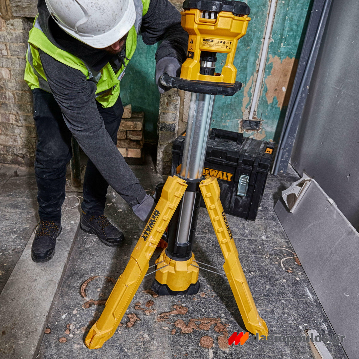 DeWalt DCL079-XJ Προβολέας Εργασίας Με Τρίποδο 18V XR Li-Ion Solo