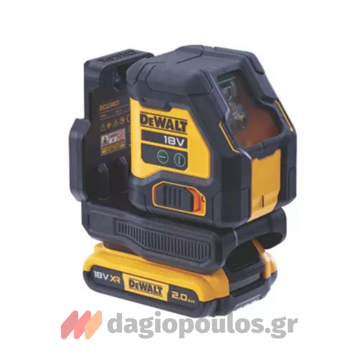 DeWalt DCLE34021D1-QW Γραμμικό Αλφάδι Laser 18V Li-Ion Πράσινης Δέσμης Με Μπαταρία 2.0Ah
