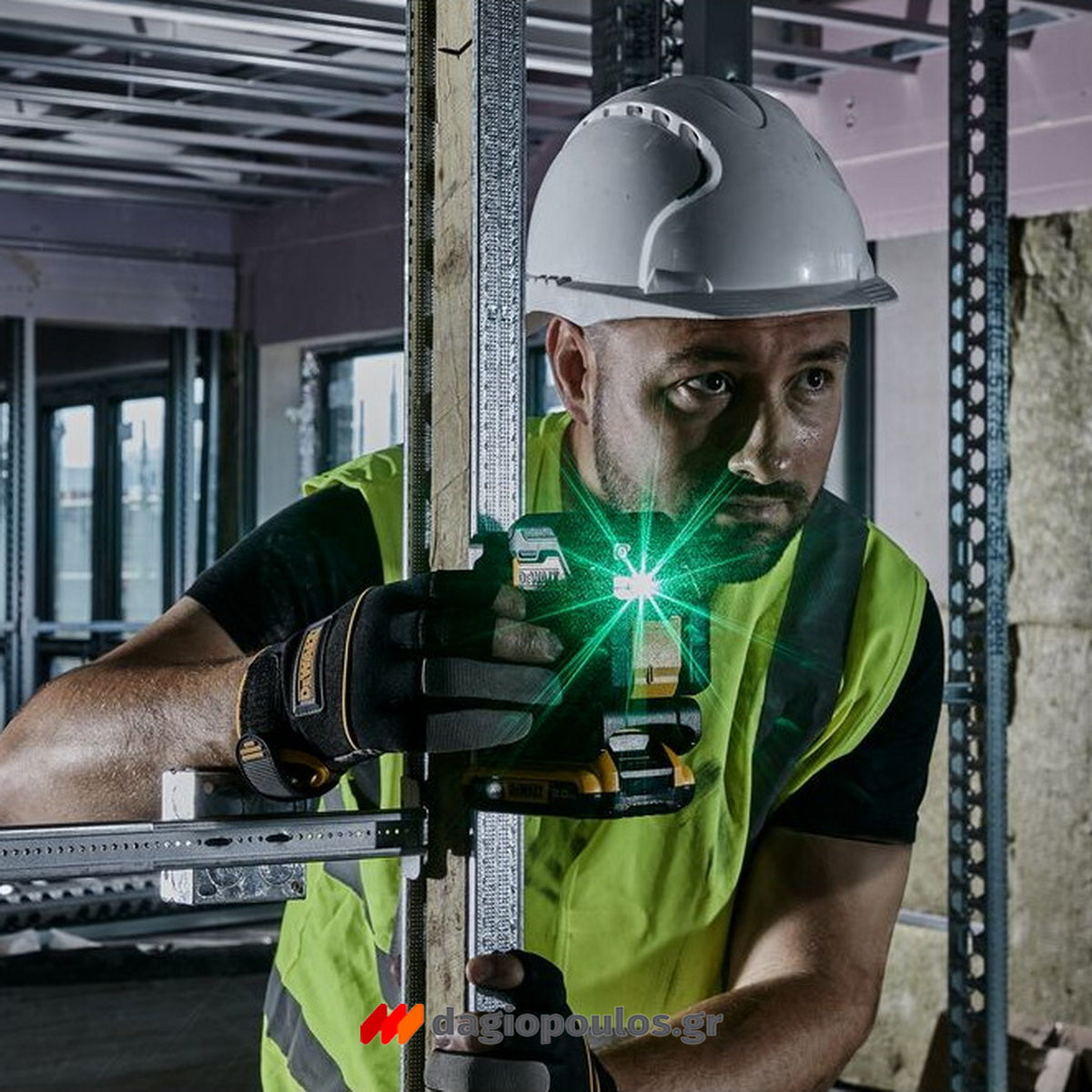 DeWalt DCLE34021N-XJ Γραμμικό Αλφάδι Laser 18V Li-Ion Πράσινης Δέσμης SOLO