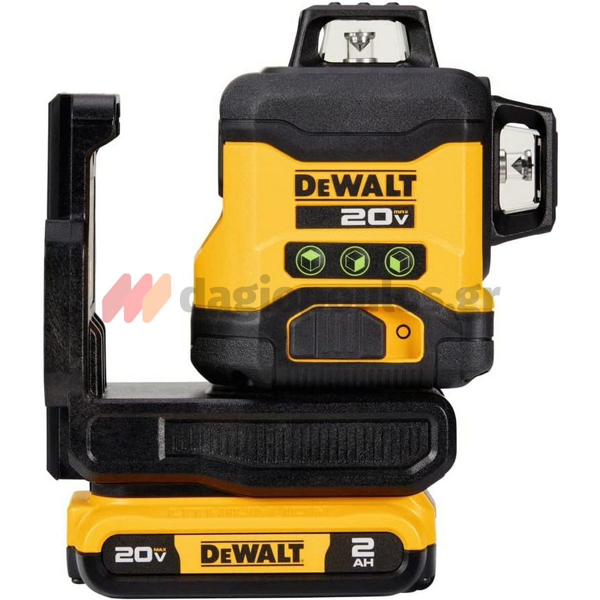 DeWalt DCLE34031D1 Αλφάδι Λέιζερ 3x360° Πράσινη Δέσμη 18V Li-Ion Με Μπαταρία 2.0Ah