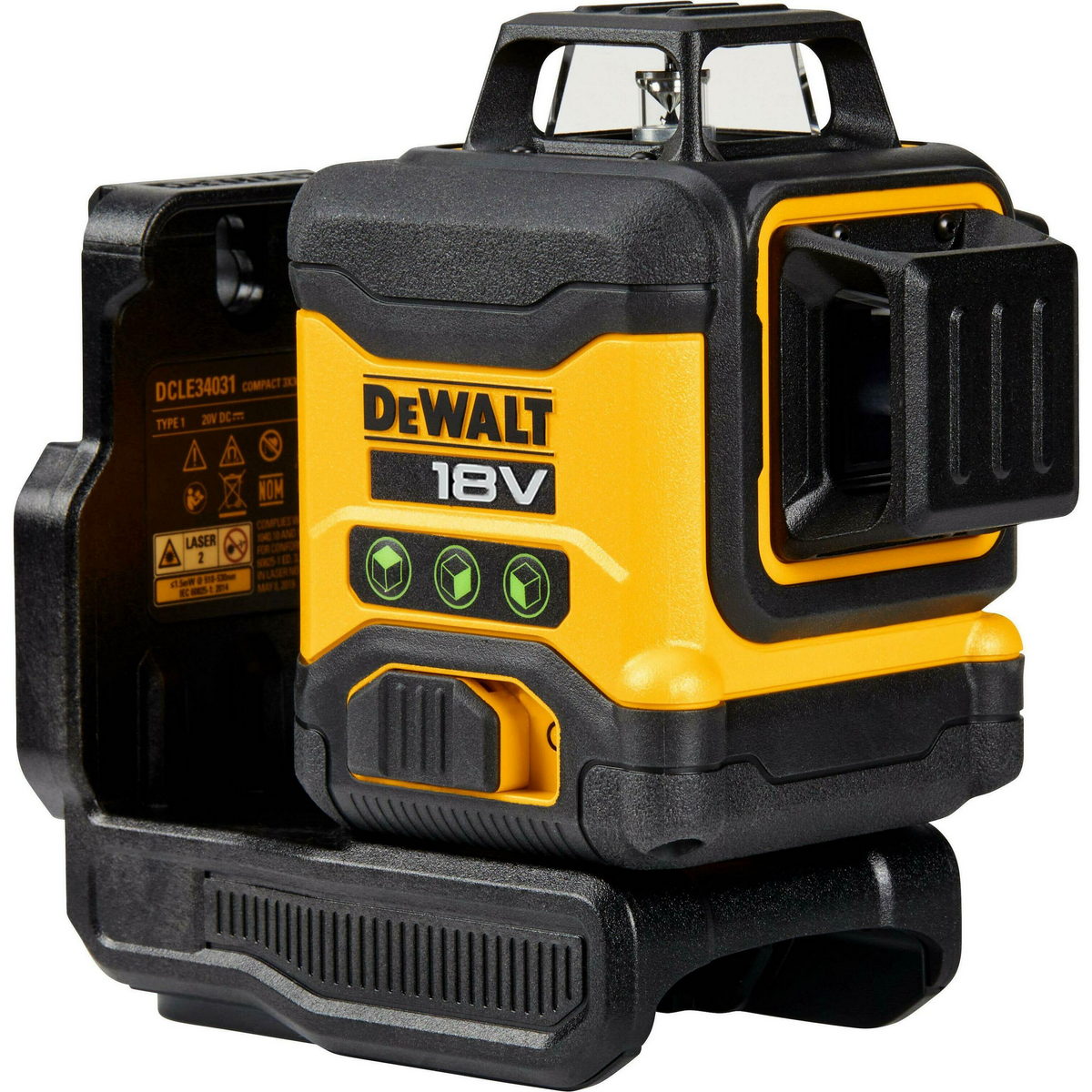 DeWalt DCLE34031N-XJ Αλφάδι Λέιζερ 3x360° Πράσινη Δέσμη 18V Li-Ion SOLO