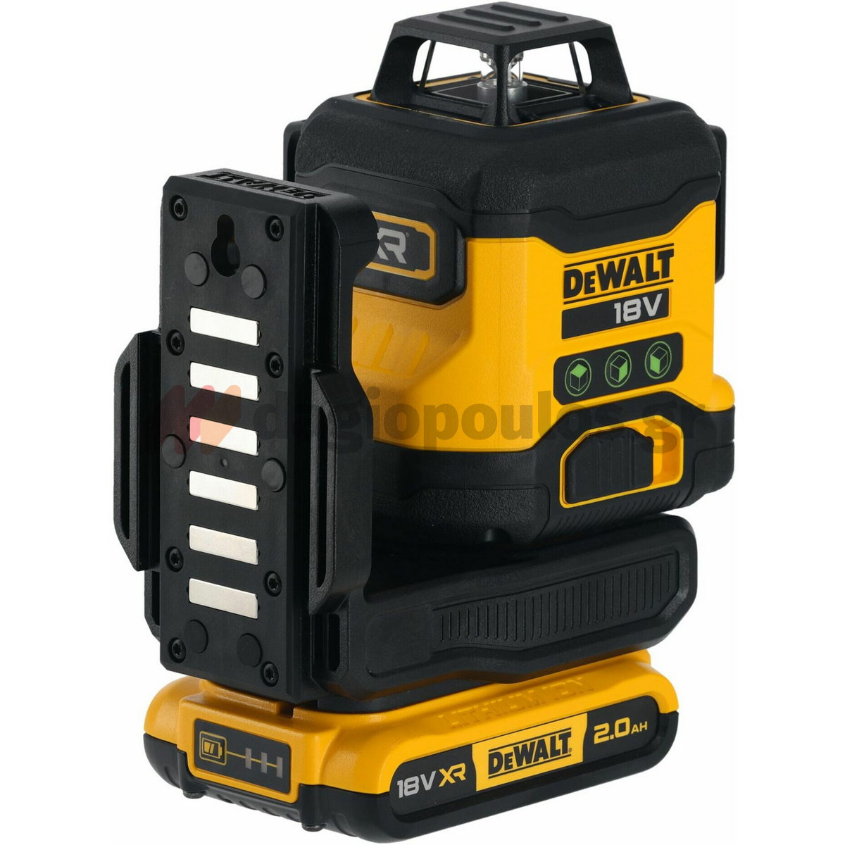DeWalt DCLE34031D1 Αλφάδι Λέιζερ 3x360° Πράσινη Δέσμη 18V Li-Ion Με Μπαταρία 2.0Ah