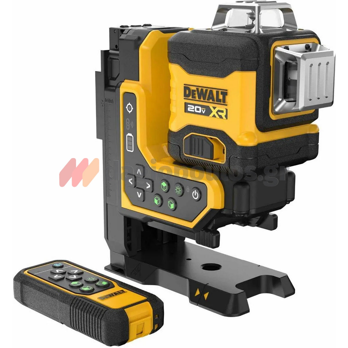 DeWalt DCLE34035D1-QW Laser Αυτορρυθμιζόμενο Με 3 Γραμμές 360 Μοίρες Πράσινης Δέσμης 18V Li-Ion XR Και Τηλεχειριστήριο