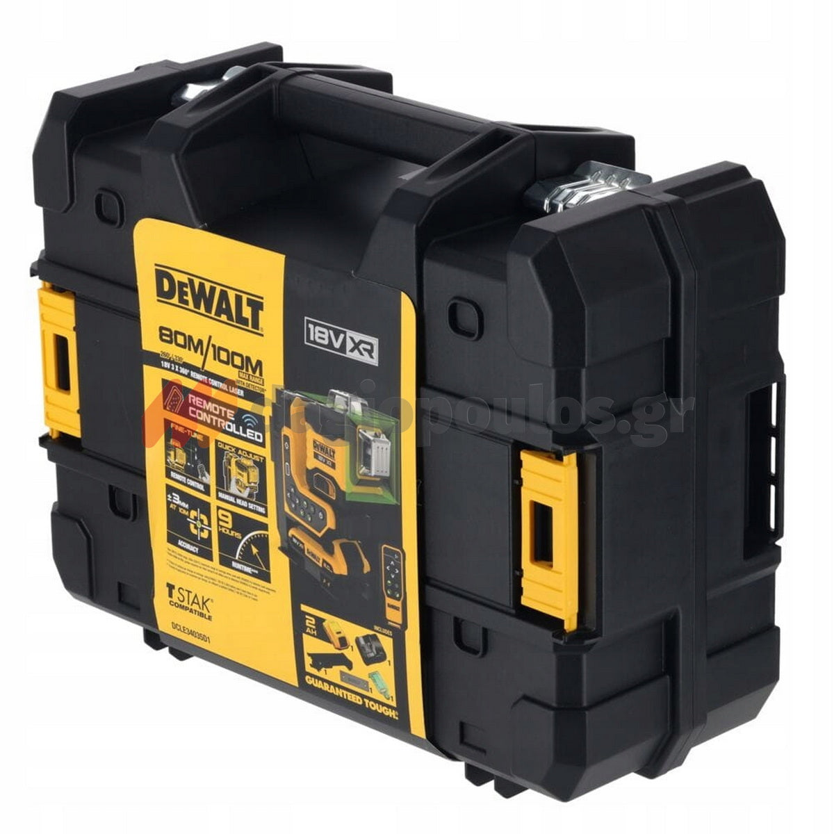 DeWalt DCLE34035B Αλφάδι Laser Πολλαπλών Γραμμών Πράσινης Δέσμης 18V Li-Ion SOLO