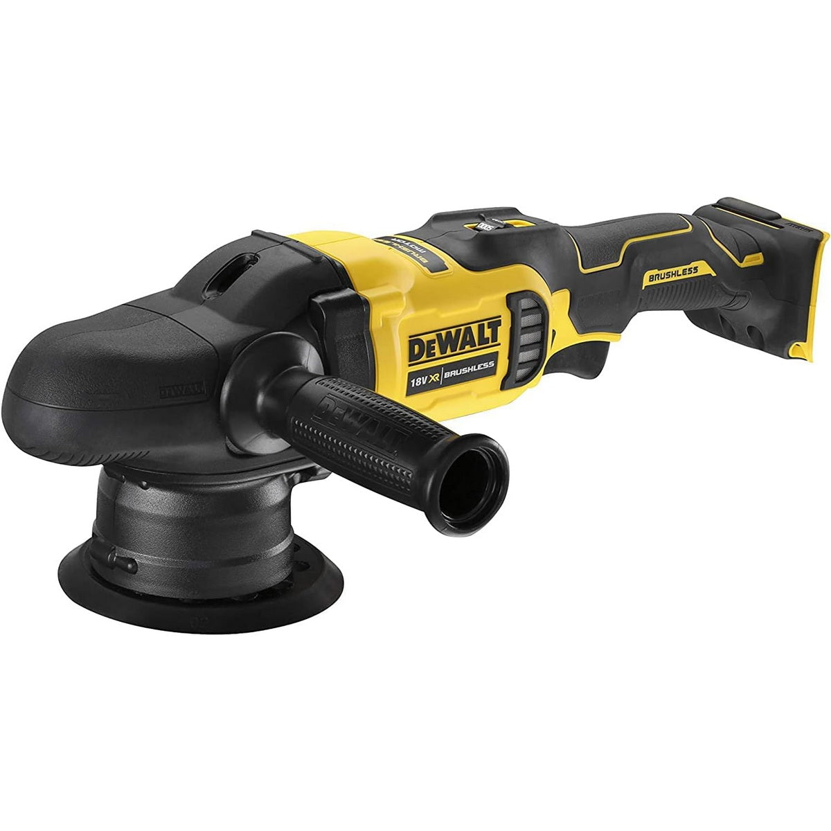 DeWalt DCM848N-XJ Brushless Αλοιφαδόρος Στιλβωτής Μπαταρίας 18V Li-Ion 125mm SOLO Ρυθμιζόμενος