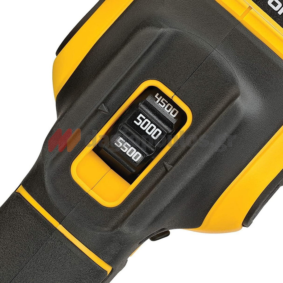 DeWalt DCM848N-XJ Brushless Αλοιφαδόρος Στιλβωτής Μπαταρίας 18V Li-Ion 125mm SOLO Ρυθμιζόμενος